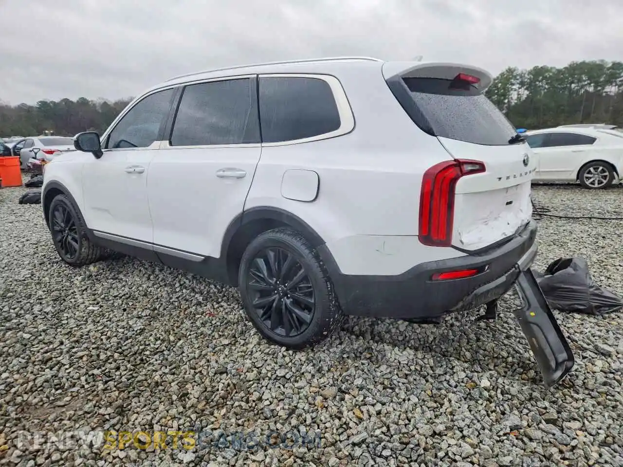 2 Photograph of a damaged car 5XYP54HC9MG148380 KIA TELLURIDE 2021