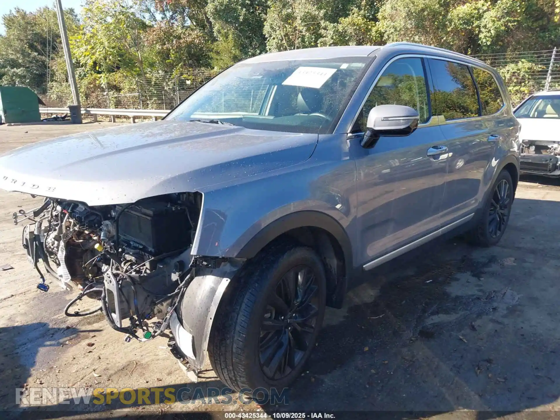 2 Photograph of a damaged car 5XYP5DHC0MG097366 KIA TELLURIDE 2021