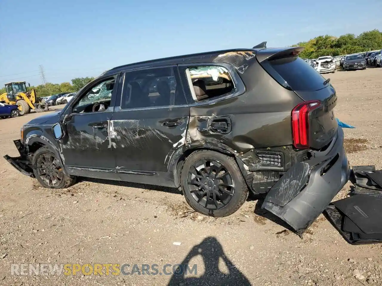 2 Photograph of a damaged car 5XYP5DHC0MG098615 KIA TELLURIDE 2021