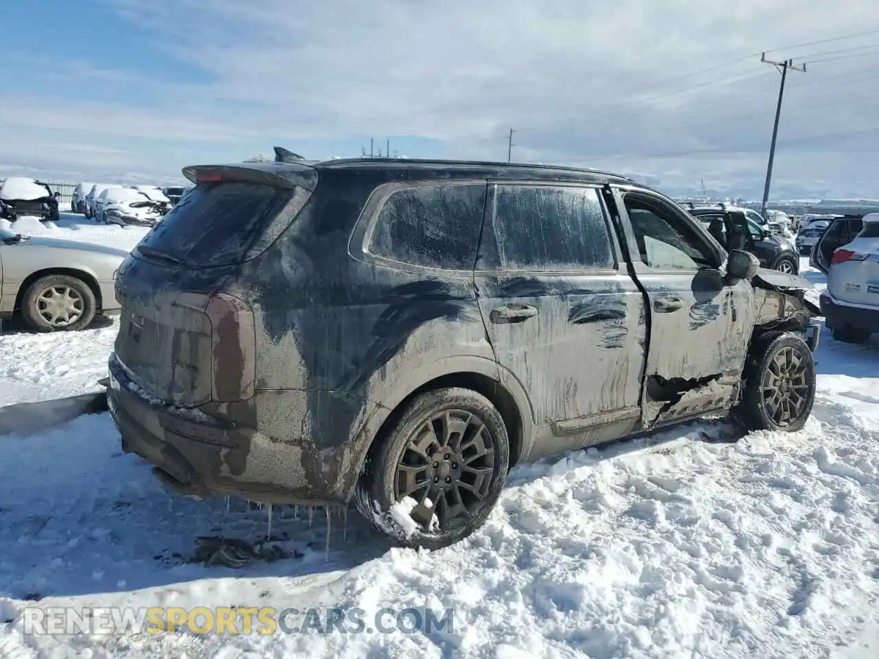 3 Photograph of a damaged car 5XYP5DHC4MG186986 KIA TELLURIDE 2021