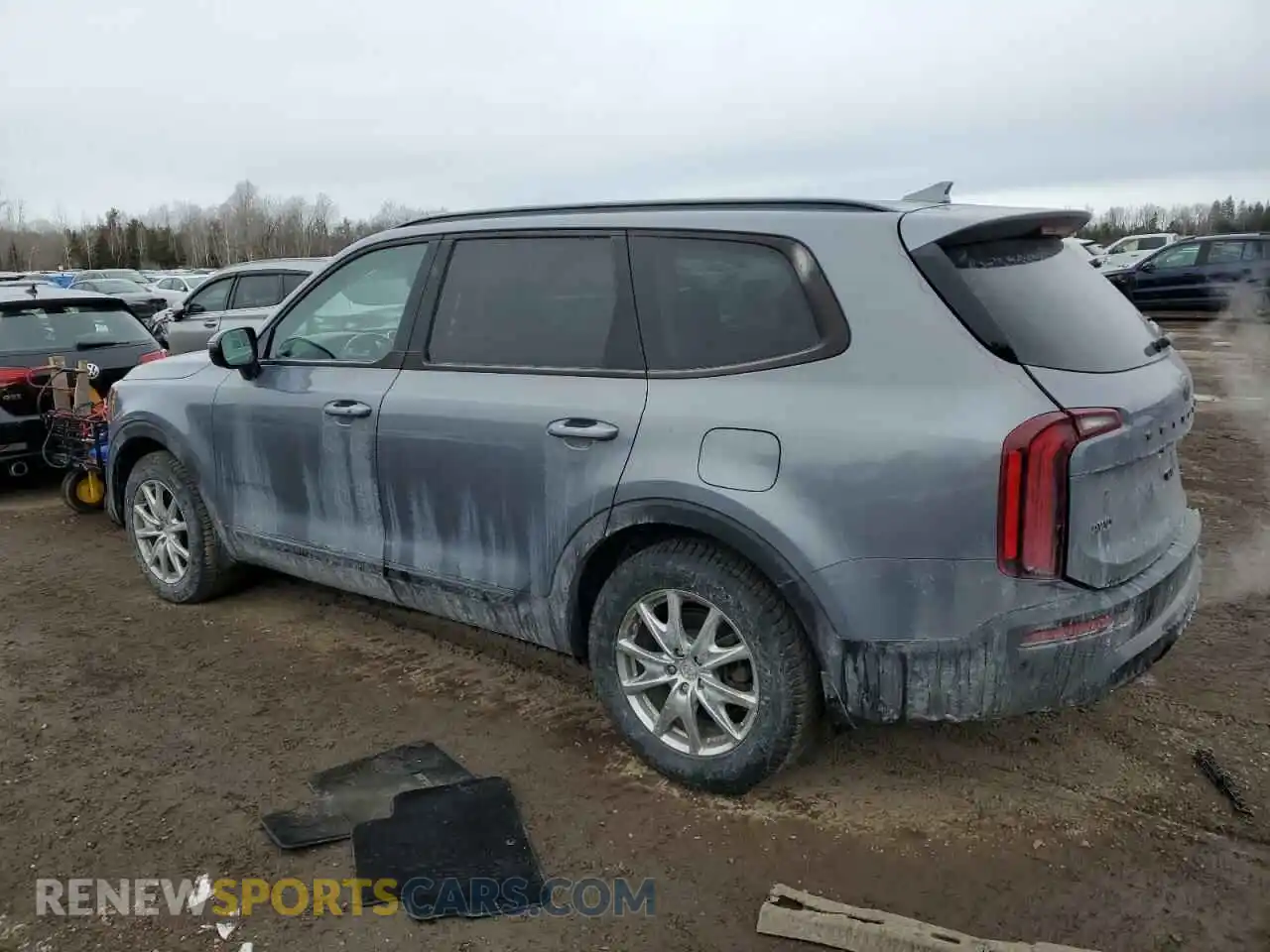 2 Photograph of a damaged car 5XYP5DHC9MG137637 KIA TELLURIDE 2021