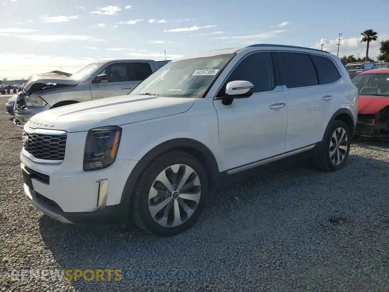 1 Photograph of a damaged car 5XYP64HC6MG106925 KIA TELLURIDE 2021