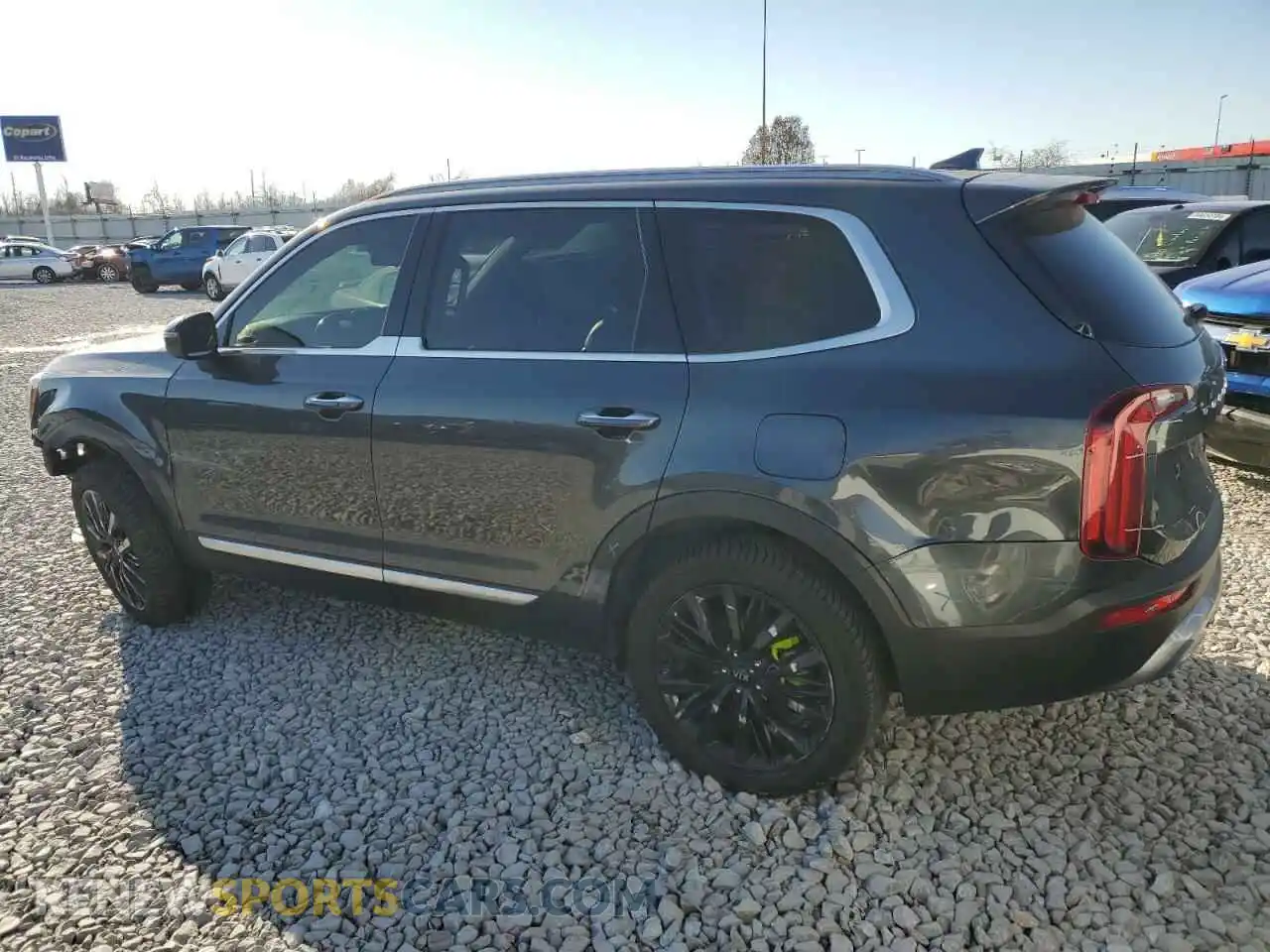 2 Photograph of a damaged car 5XYP64HC9MG147730 KIA TELLURIDE 2021