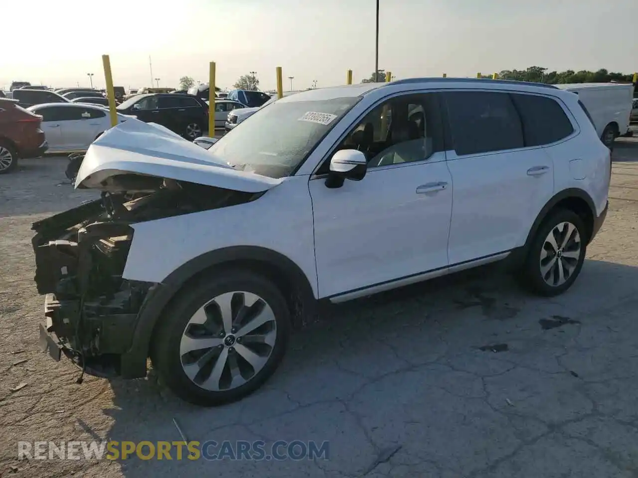 1 Photograph of a damaged car 5XYP6DHC9MG136985 KIA TELLURIDE 2021