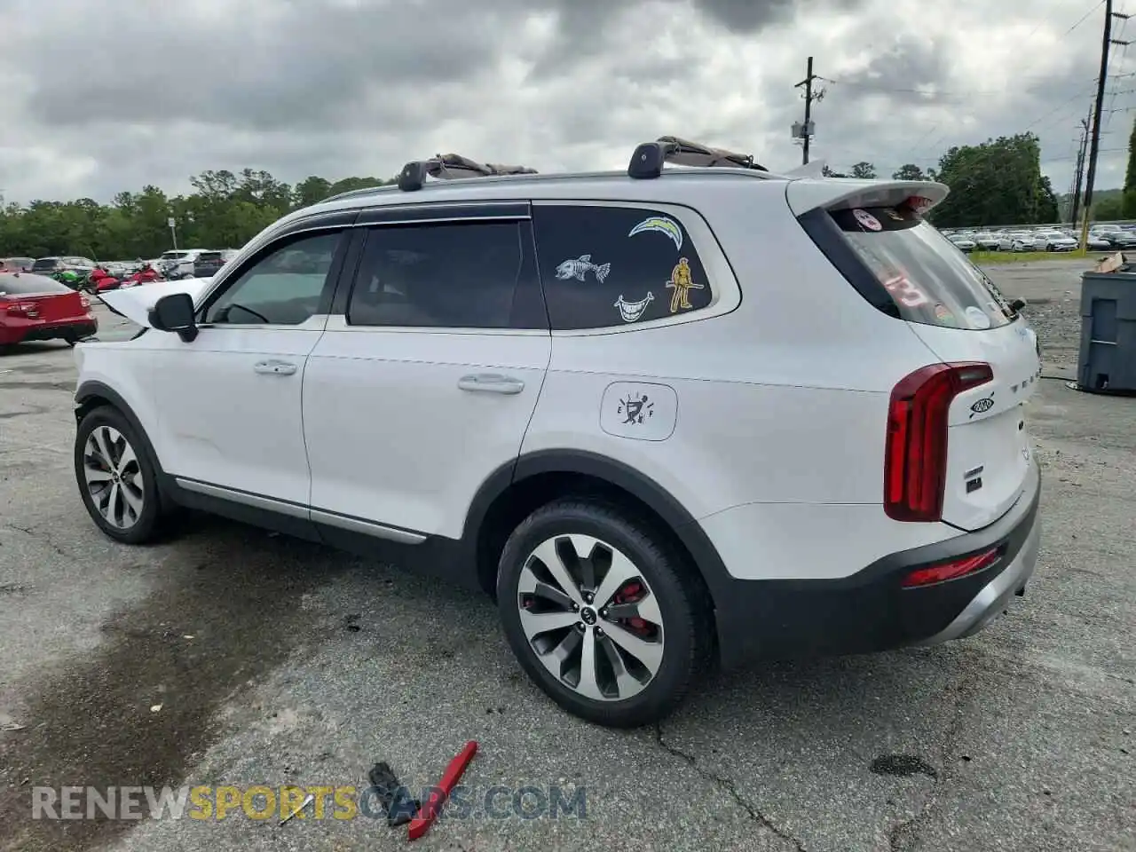 2 Photograph of a damaged car 5XYP6DHC9MG140129 KIA TELLURIDE 2021