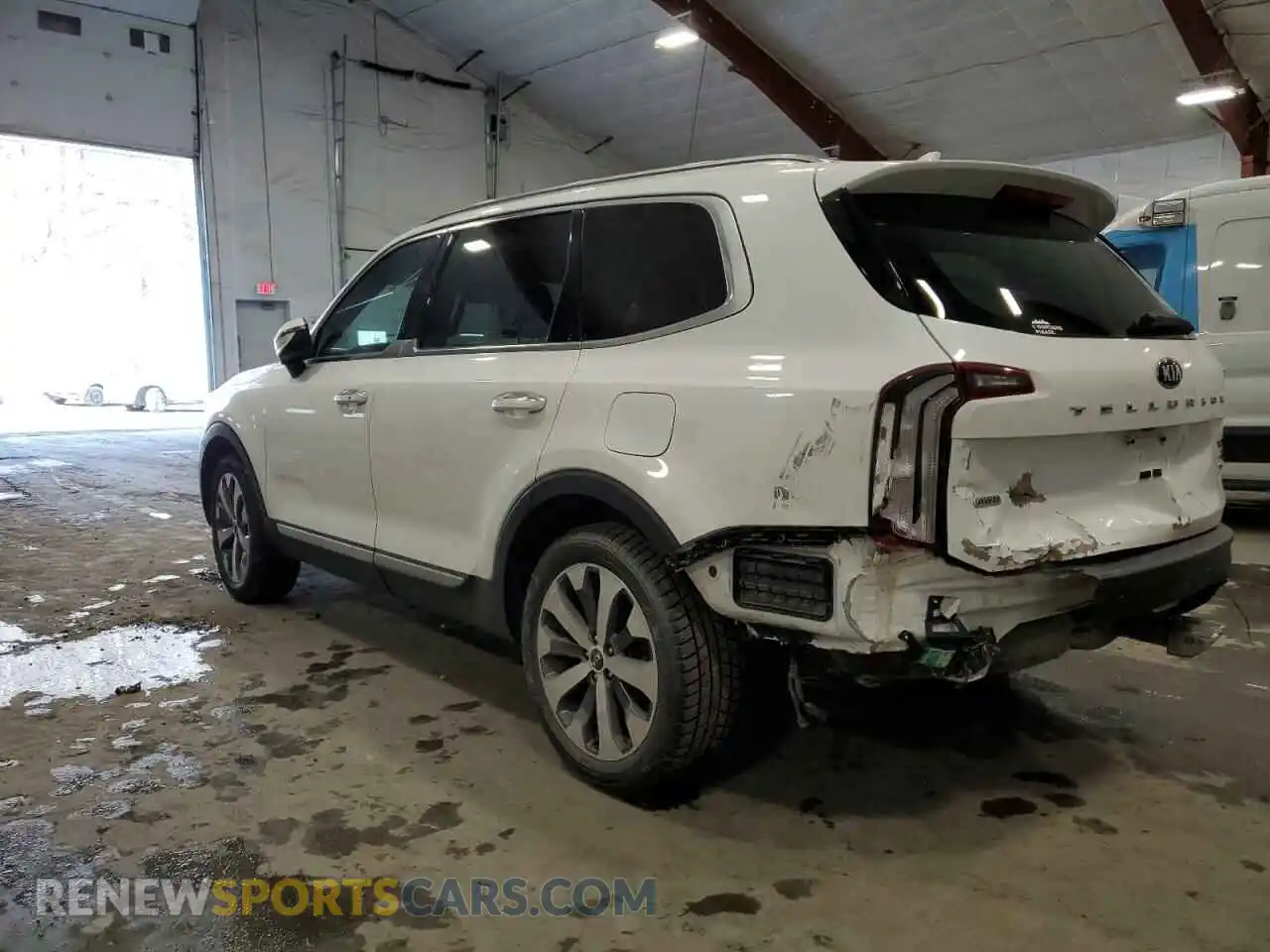 2 Photograph of a damaged car 5XYP6DHCXMG100061 KIA TELLURIDE 2021
