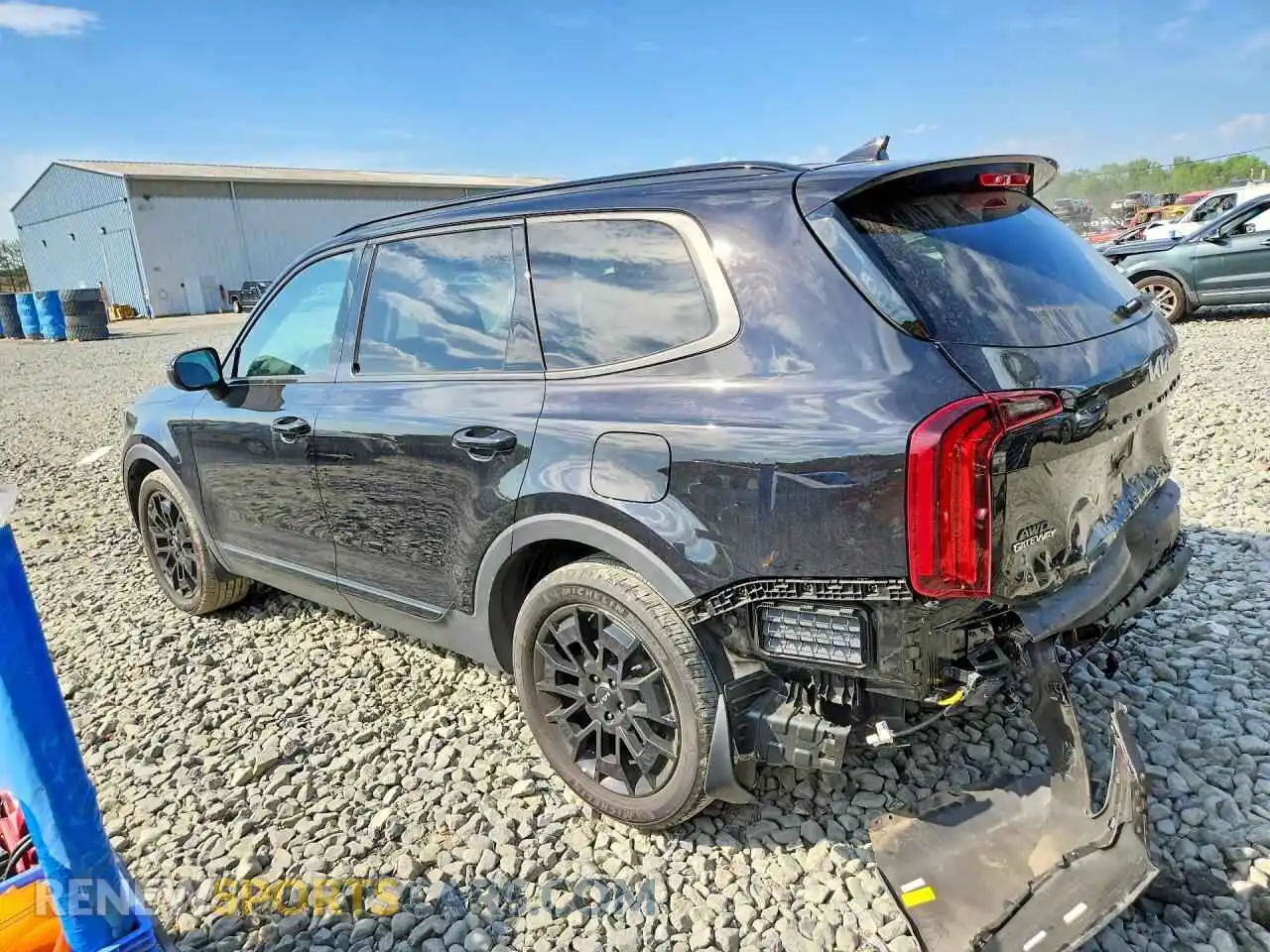 2 Фотография поврежденного автомобиля 5XYP3DHC2NG211505 KIA TELLURIDE 2022