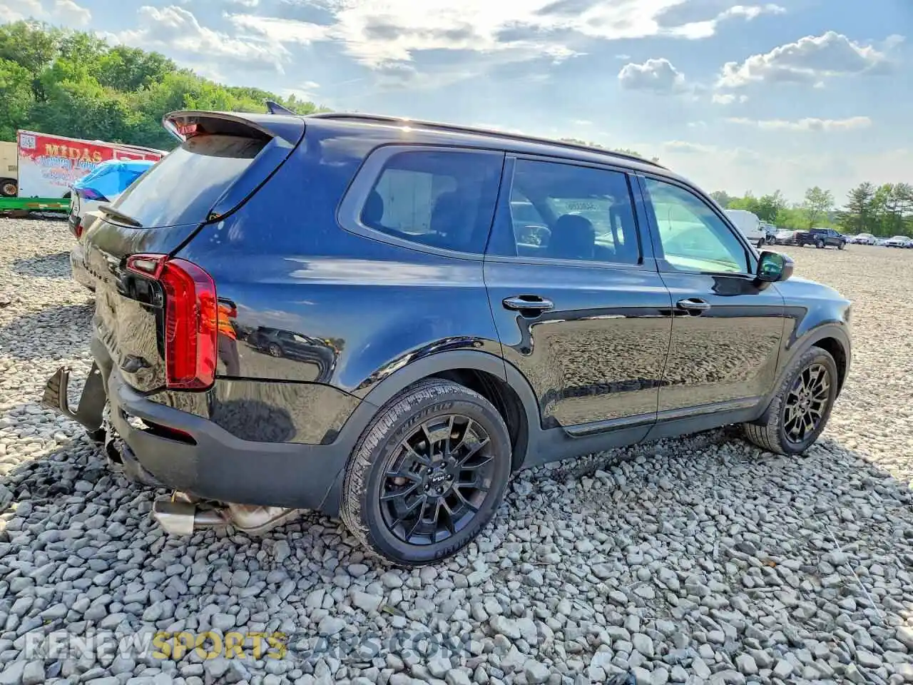 3 Фотография поврежденного автомобиля 5XYP3DHC2NG211505 KIA TELLURIDE 2022