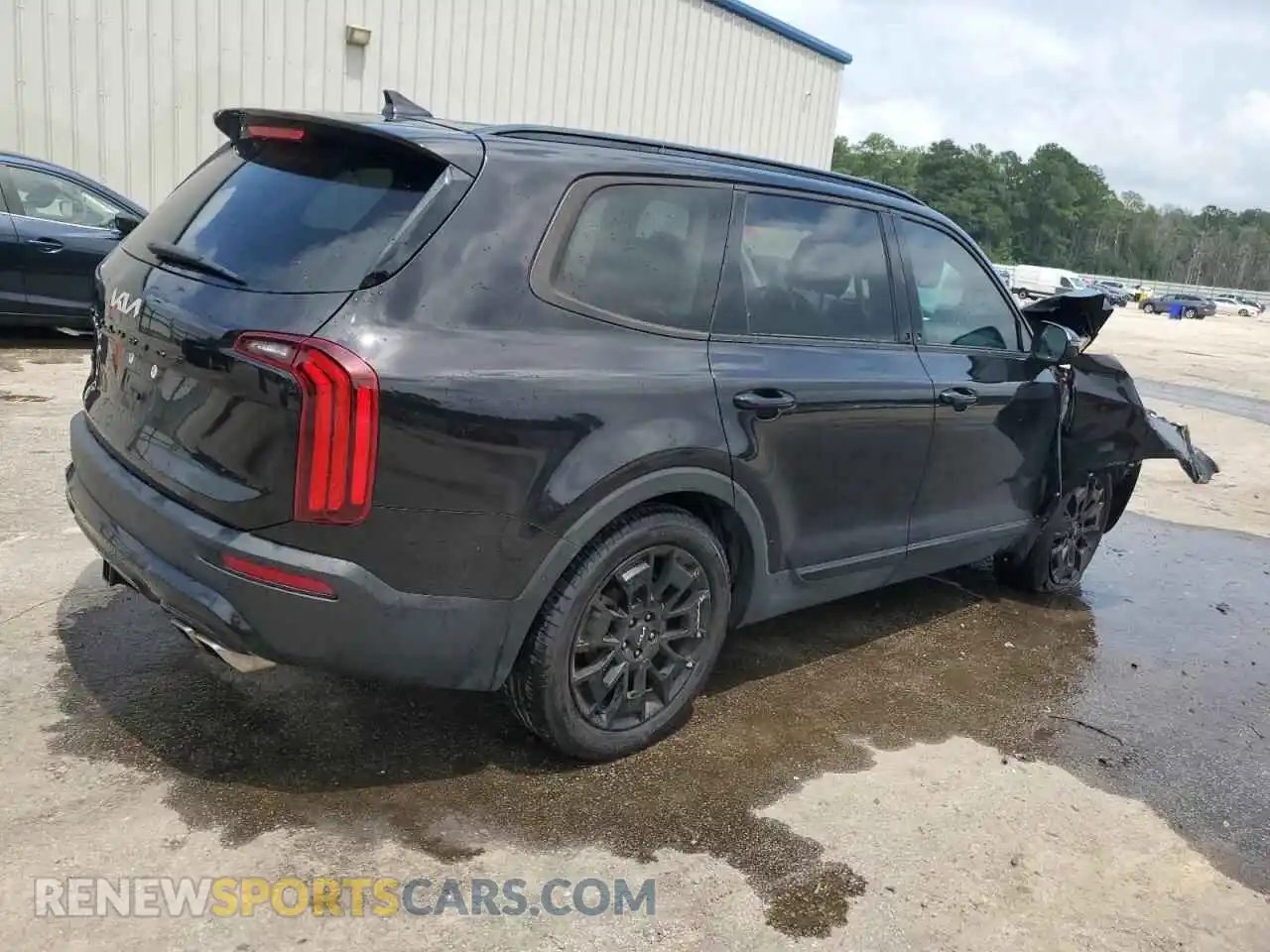 3 Photograph of a damaged car 5XYP3DHC7NG294512 KIA TELLURIDE 2022