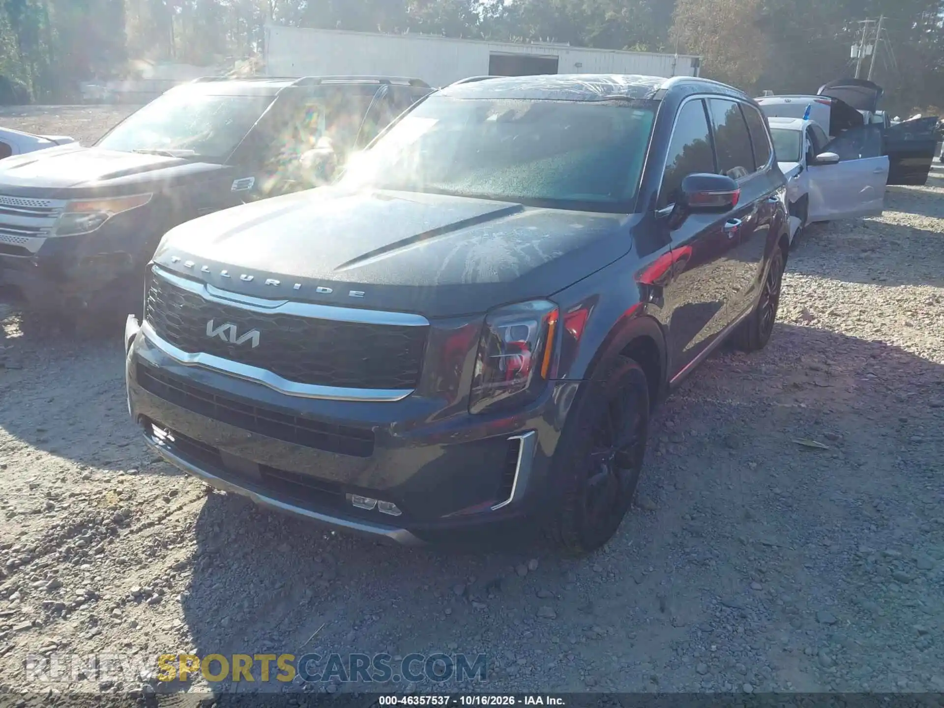2 fotografías del automóvil dañado 5XYP54HC6NG203269 KIA TELLURIDE 2022