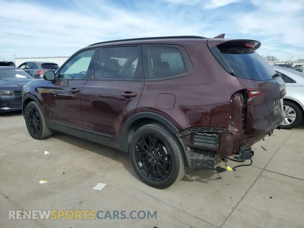 2 Photograph of a damaged car 5XYP5DHC5NG273880 KIA TELLURIDE 2022
