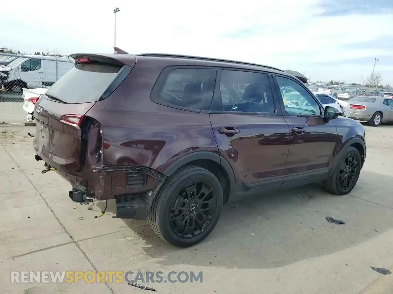 3 Photograph of a damaged car 5XYP5DHC5NG273880 KIA TELLURIDE 2022