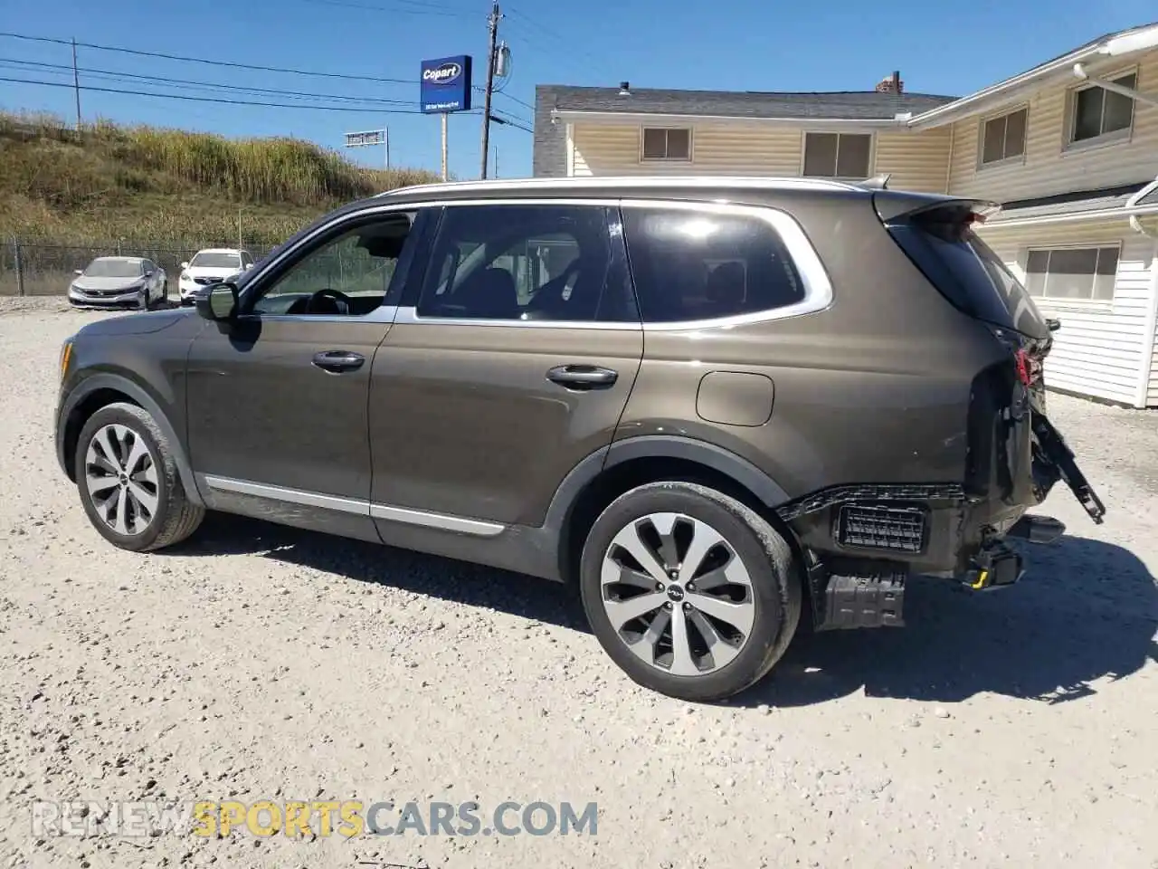 2 Photograph of a damaged car 5XYP6DHC0NG323730 KIA TELLURIDE 2022