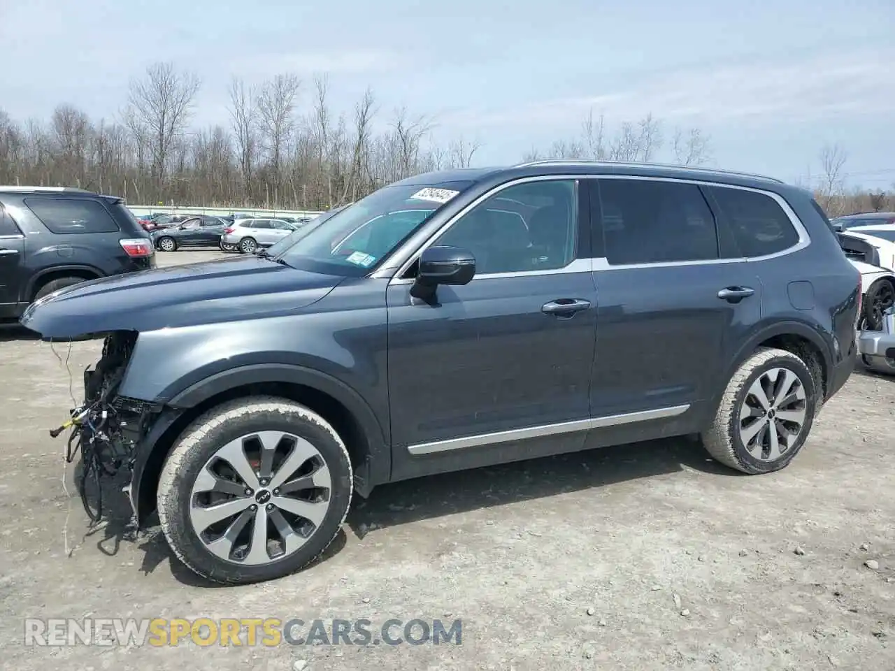 1 Photograph of a damaged car 5XYP6DHC7NG244569 KIA TELLURIDE 2022