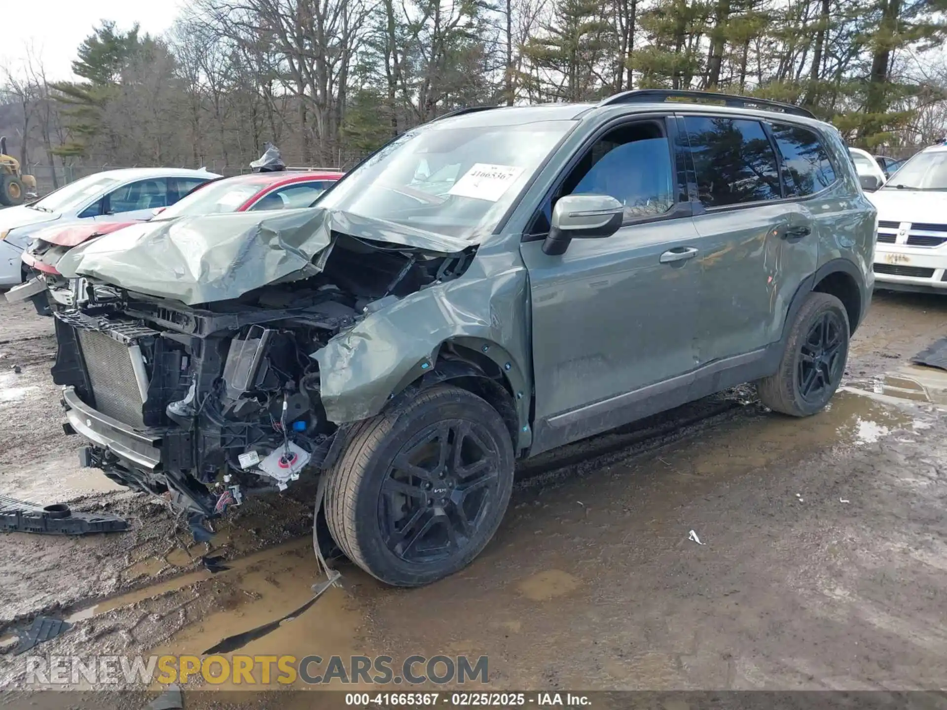 2 Photograph of a damaged car 5XYP3DGC8PG338845 KIA TELLURIDE 2023