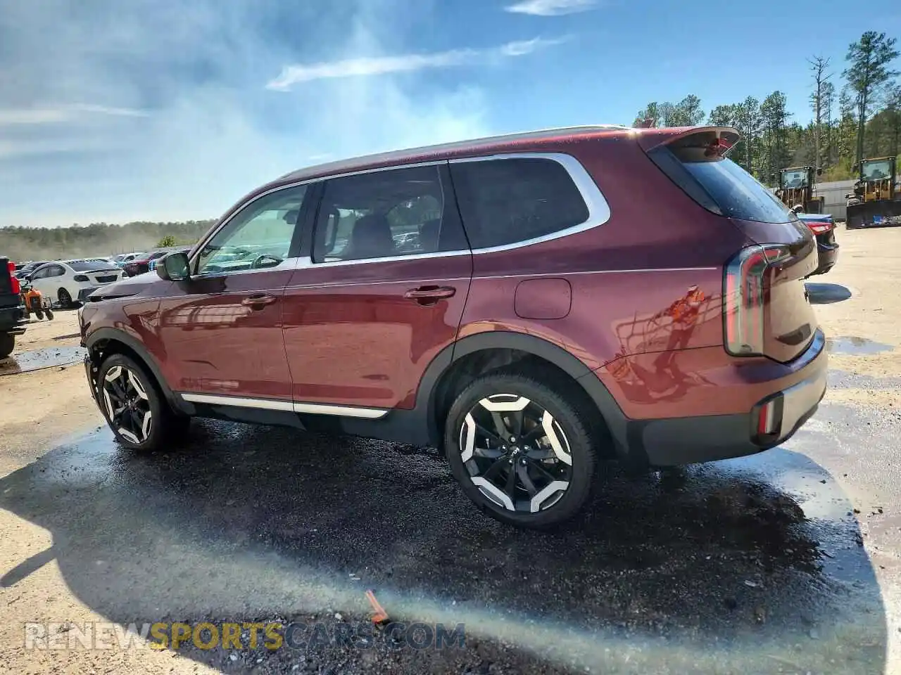 2 fotografías del automóvil dañado 5XYP34GC1RG425960 KIA TELLURIDE 2024