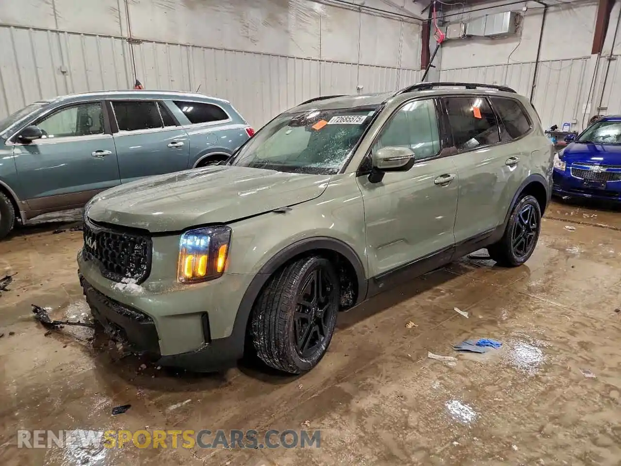 1 Photograph of a damaged car 5XYP3DGC0RG482926 KIA TELLURIDE 2024