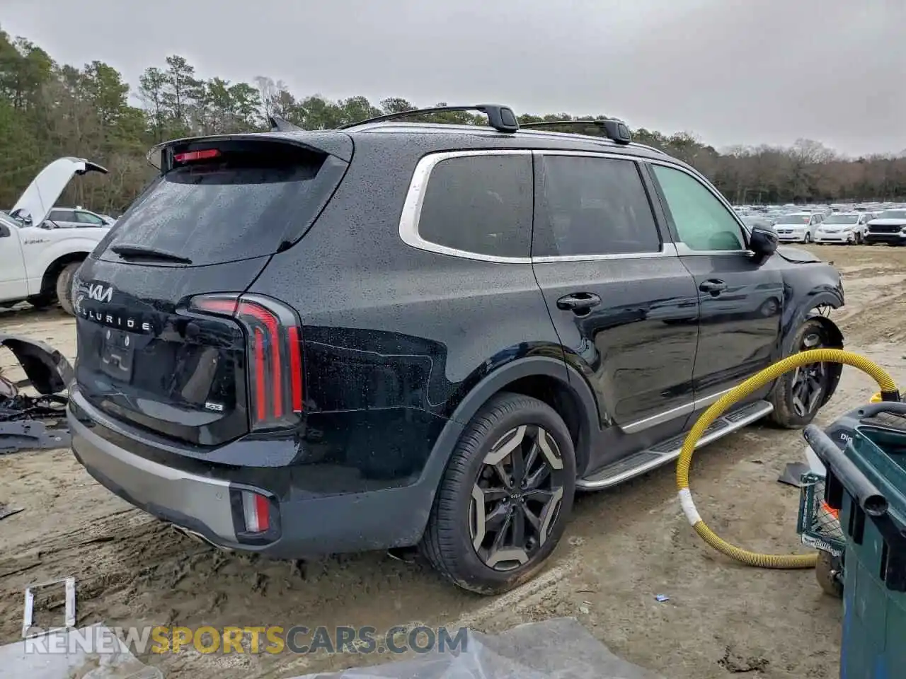 3 fotografías del automóvil dañado 5XYP3DGC0RG556846 KIA TELLURIDE 2024