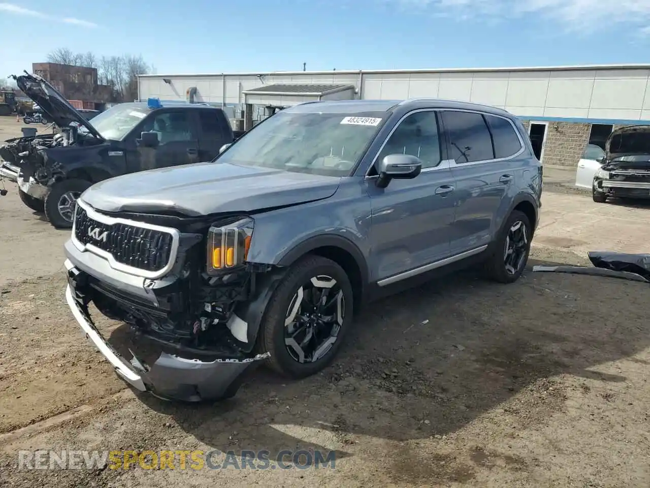 1 Photograph of a damaged car 5XYP3DGC1RG433556 KIA TELLURIDE 2024