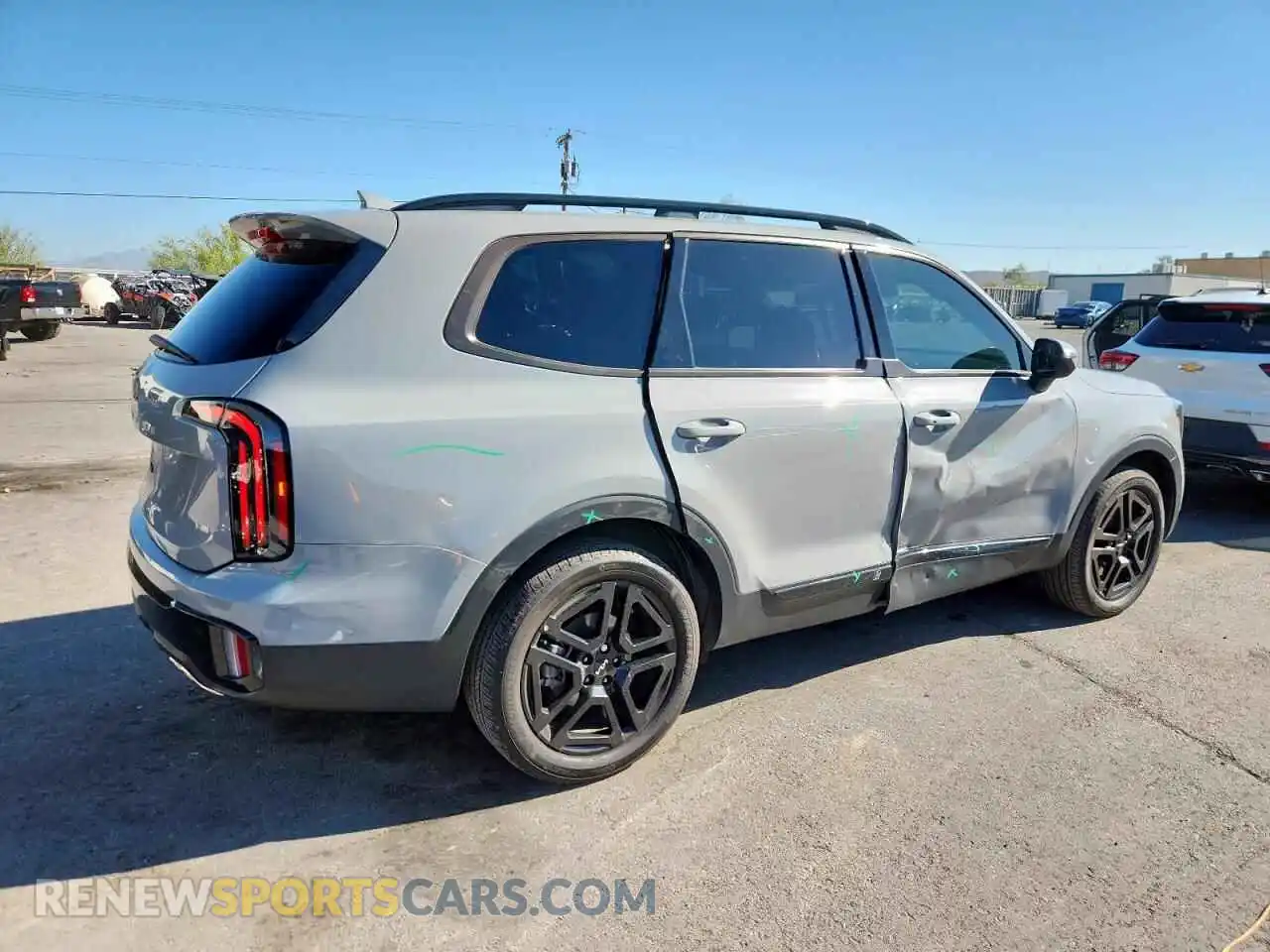 3 Photograph of a damaged car 5XYP3DGC3RG467062 KIA TELLURIDE 2024