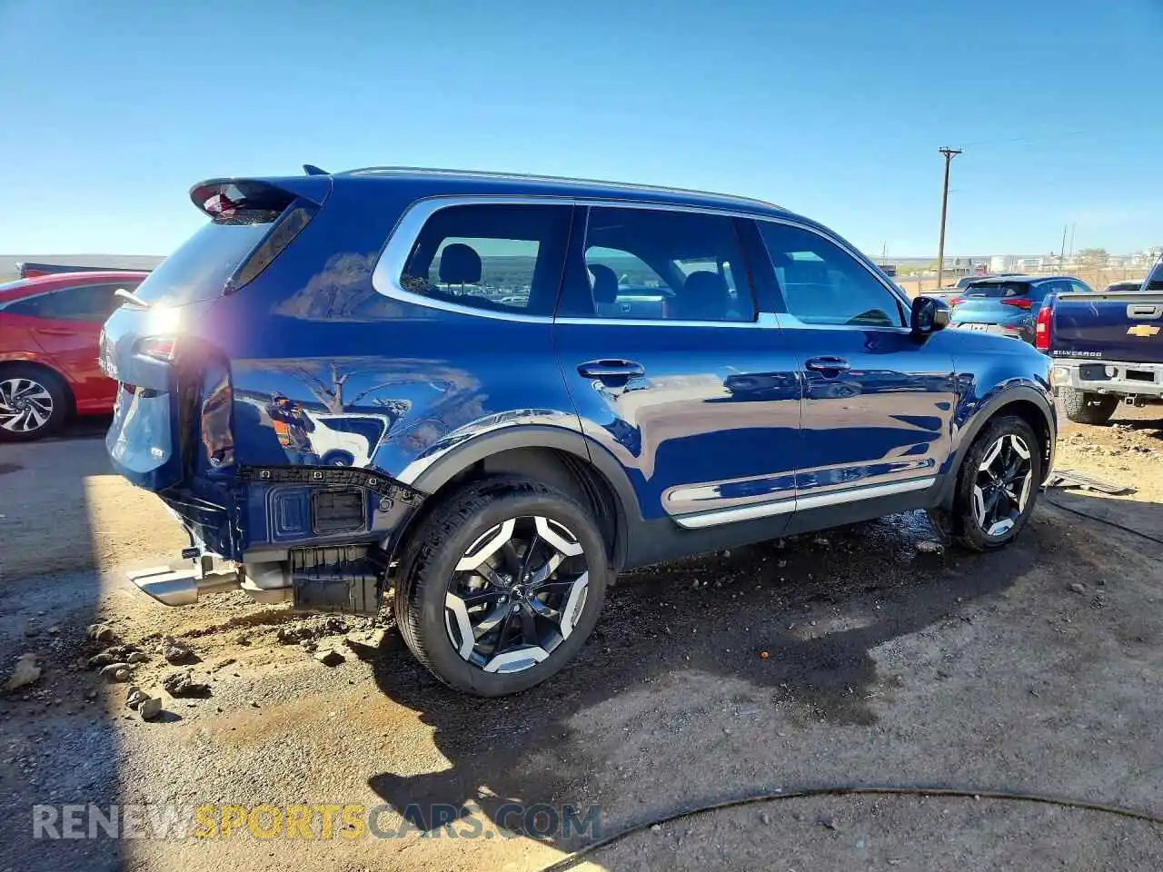 3 Photograph of a damaged car 5XYP3DGC5RG522871 KIA TELLURIDE 2024