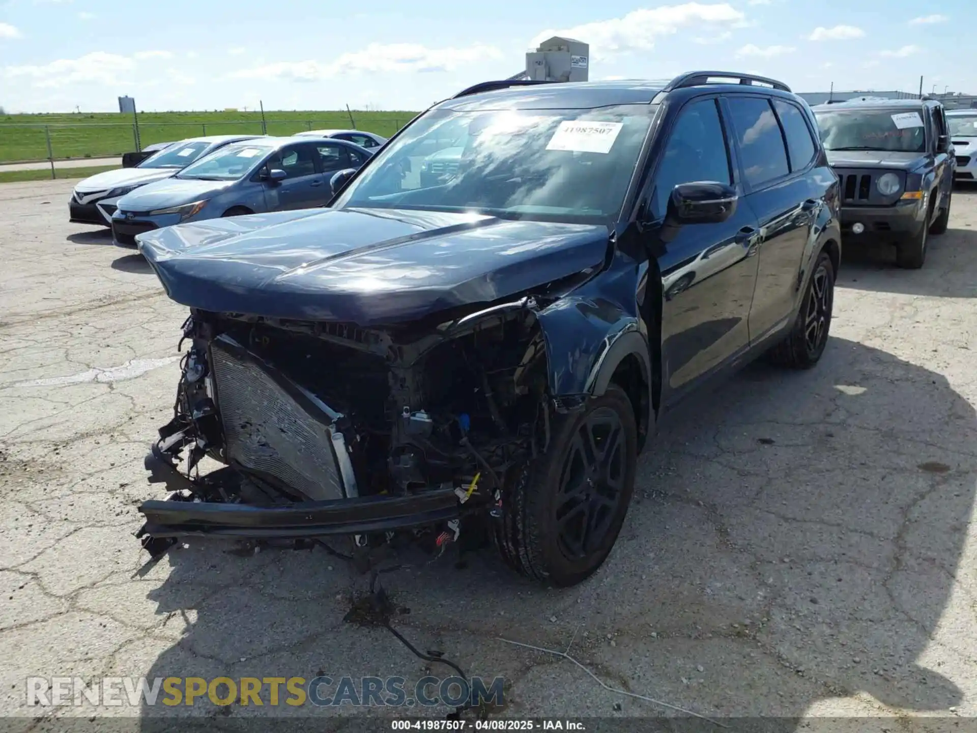 2 Photograph of a damaged car 5XYP3DGC7RG413778 KIA TELLURIDE 2024