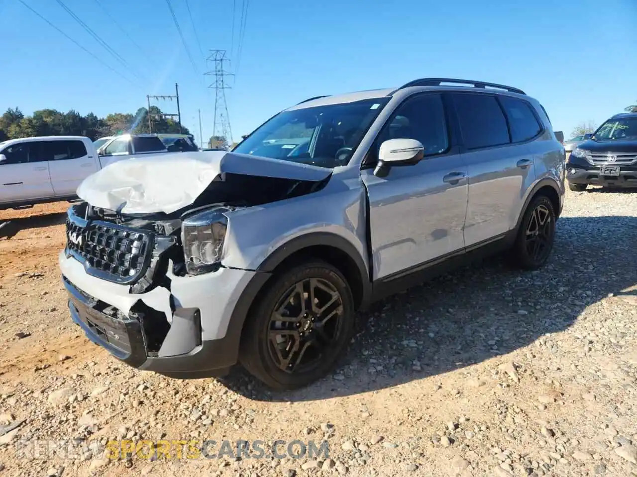 1 Photograph of a damaged car 5XYP3DGC9RG419842 KIA TELLURIDE 2024
