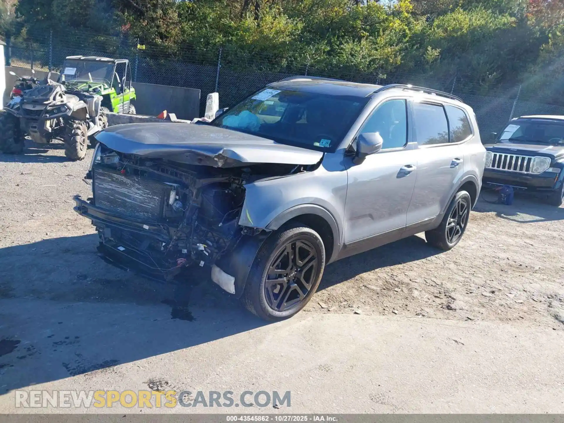 2 fotografías del automóvil dañado 5XYP3DGC9RG490653 KIA TELLURIDE 2024