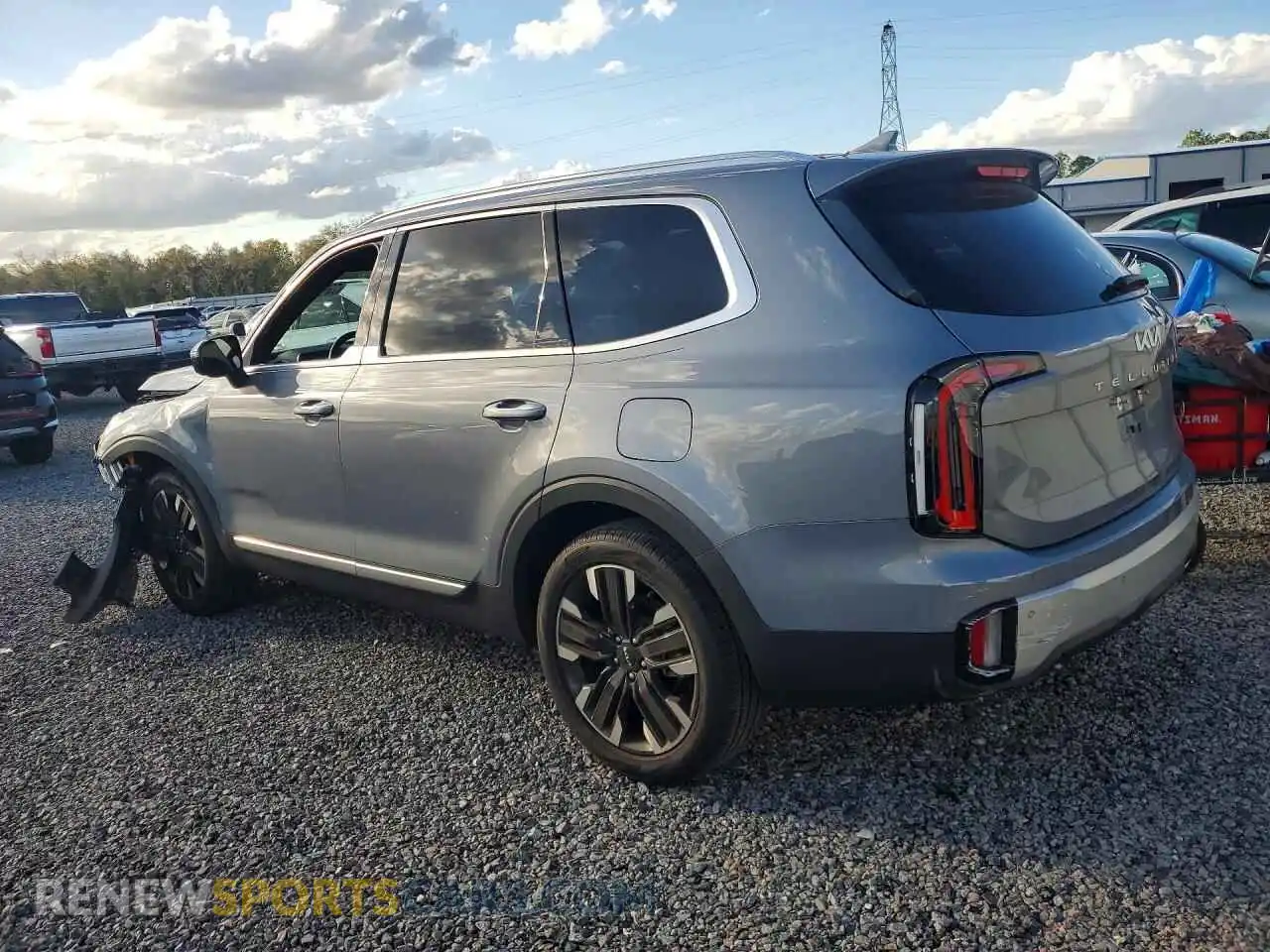 2 Photograph of a damaged car 5XYP54GC5RG462424 KIA TELLURIDE 2024