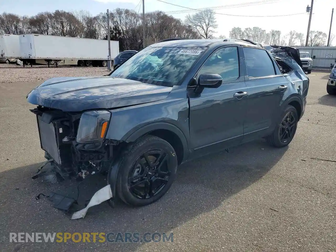 1 fotografías del automóvil dañado 5XYP5DGC0RG545291 KIA TELLURIDE 2024