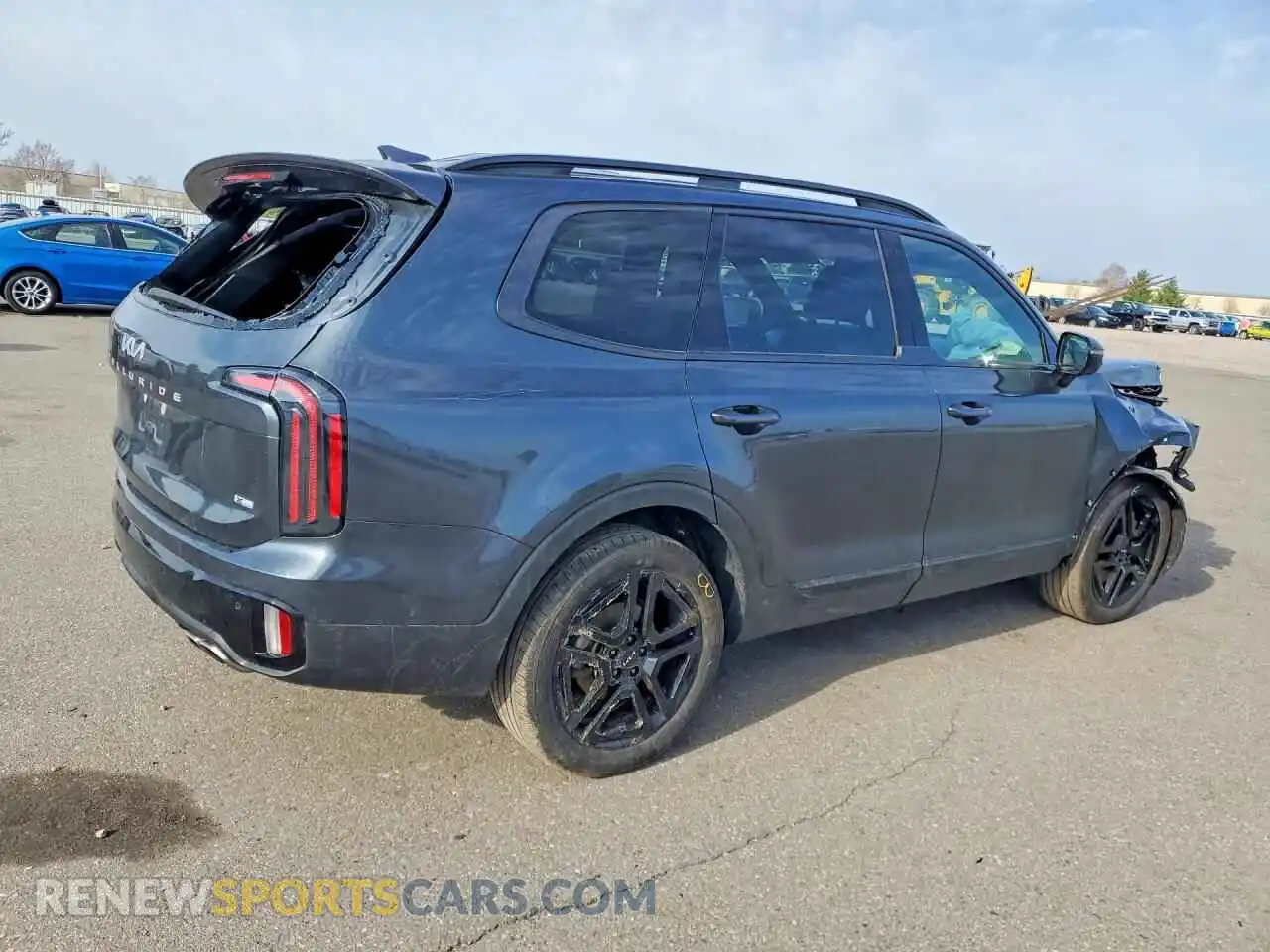 3 fotografías del automóvil dañado 5XYP5DGC0RG545291 KIA TELLURIDE 2024