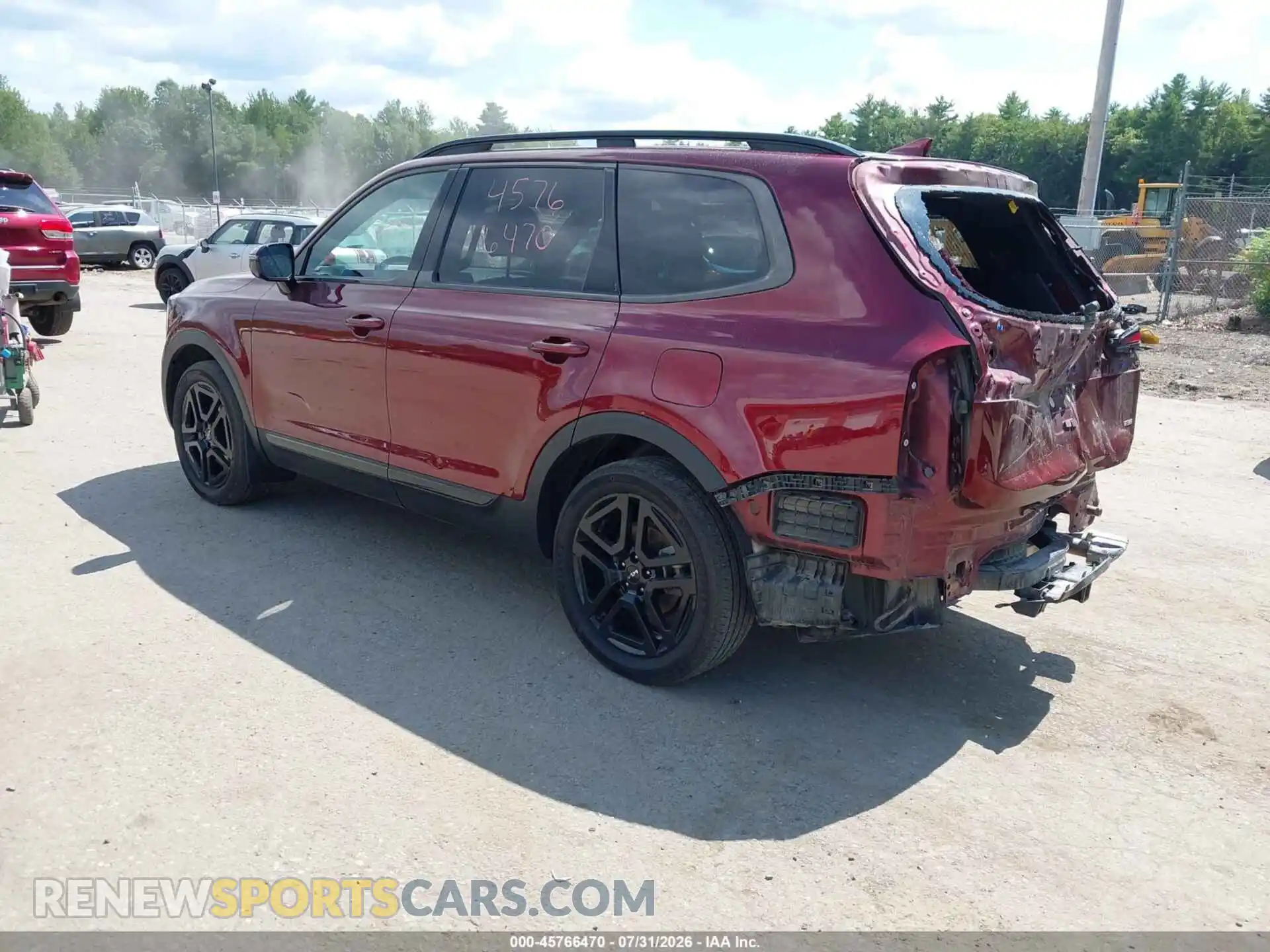 3 Photograph of a damaged car 5XYP5DGC4RG453097 KIA TELLURIDE 2024