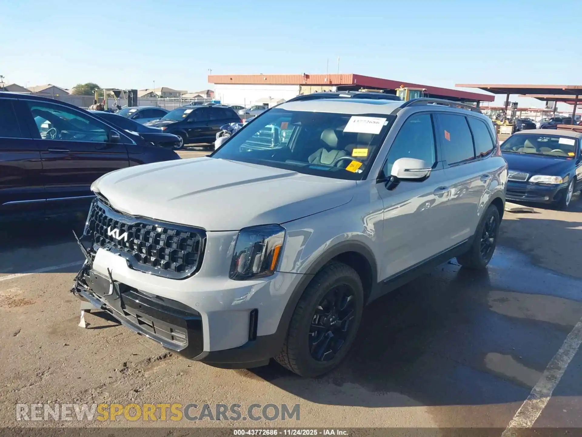 2 fotografías del automóvil dañado 5XYP5DGC8RG517660 KIA TELLURIDE 2024