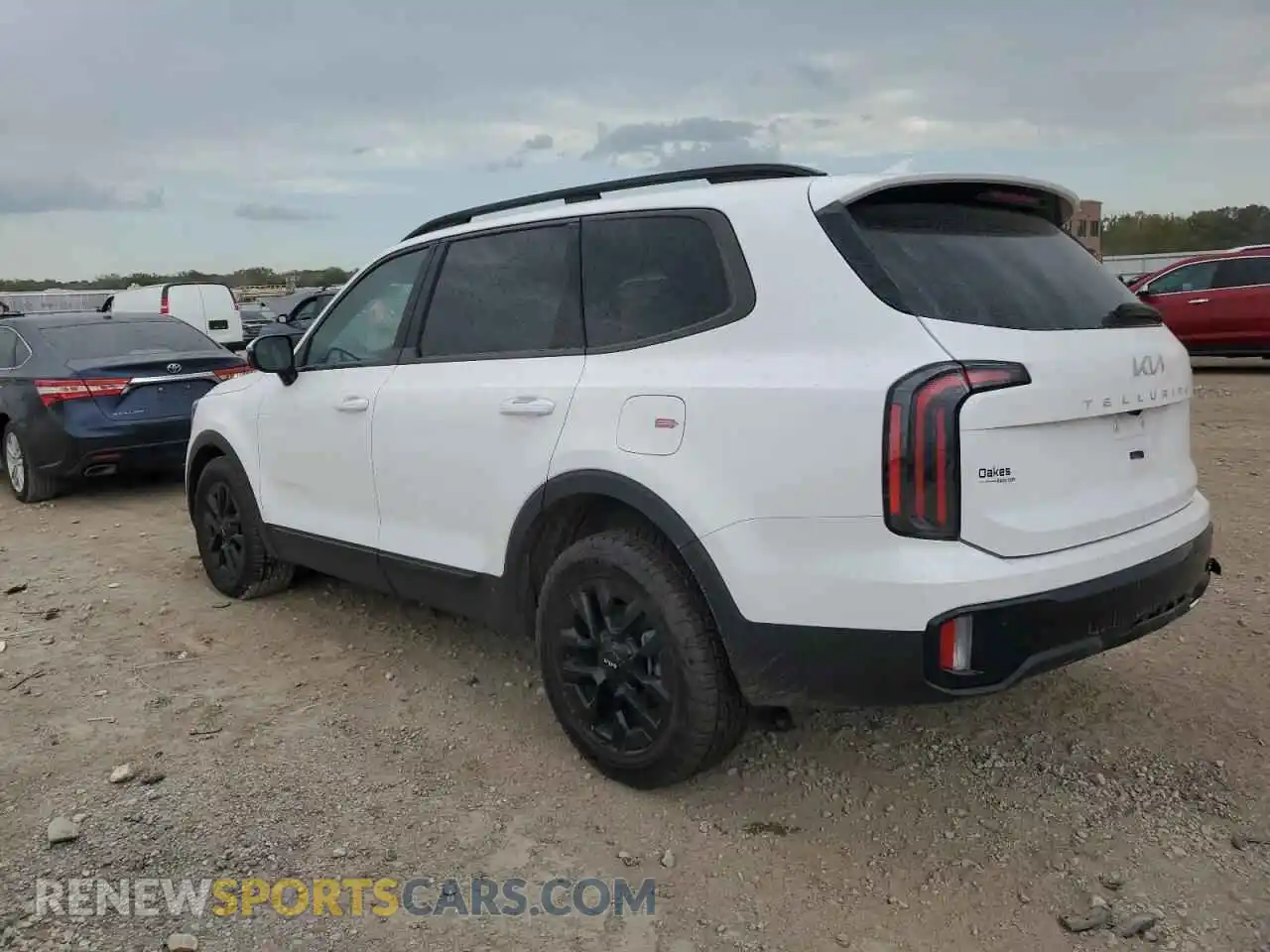 2 fotografías del automóvil dañado 5XYP5DGCXRG563166 KIA TELLURIDE 2024