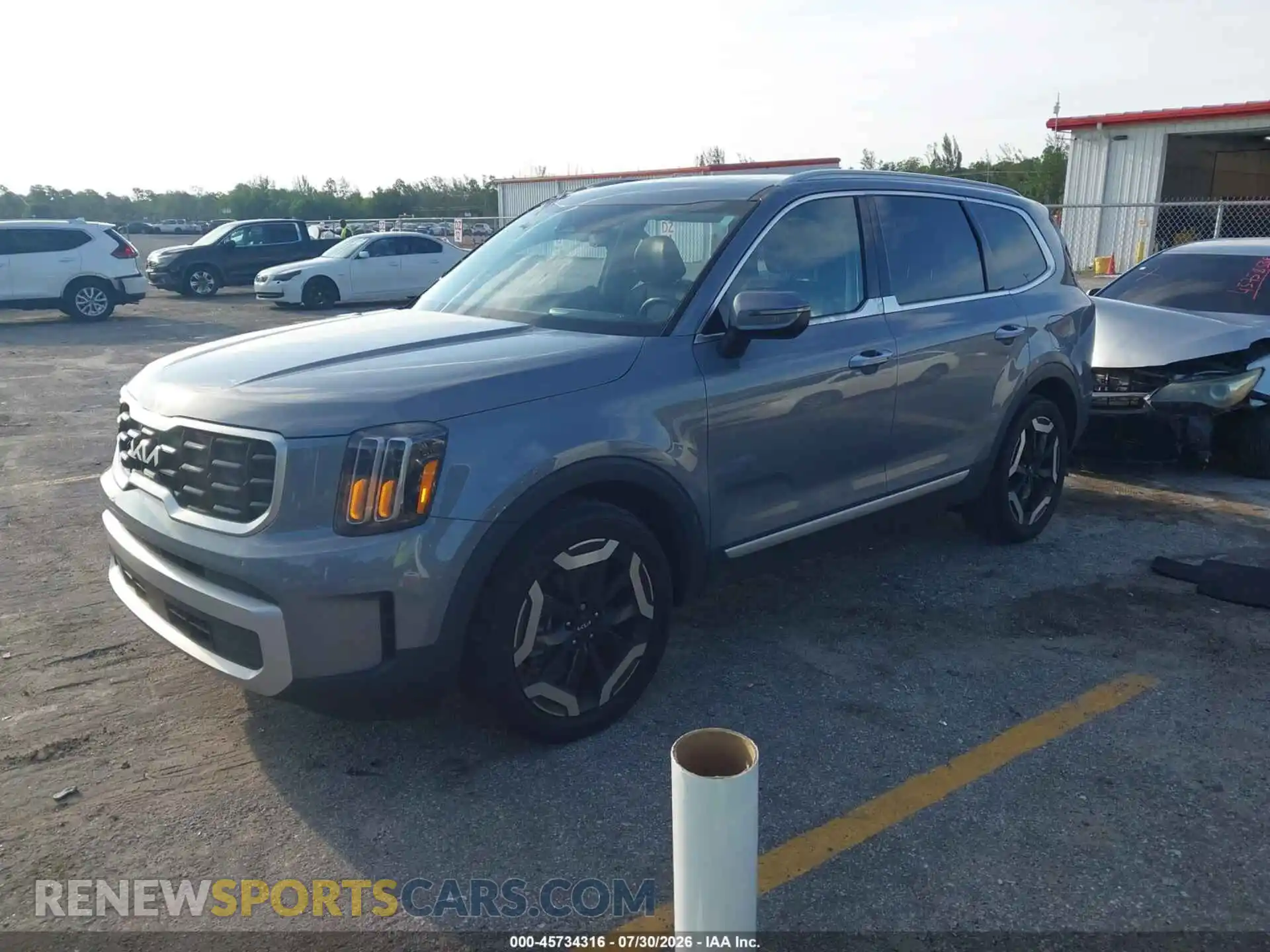 2 fotografías del automóvil dañado 5XYP64GC0RG511509 KIA TELLURIDE 2024