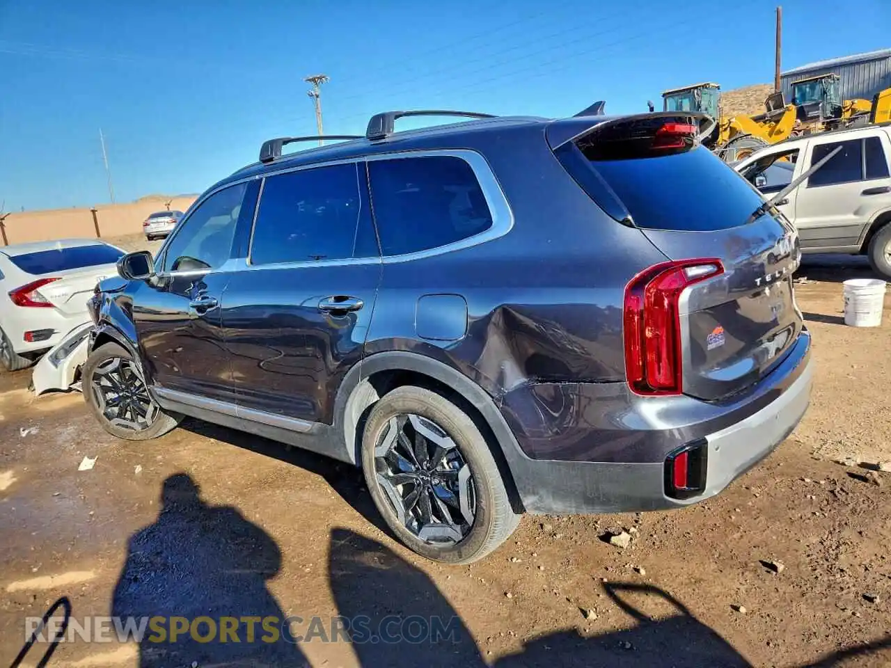 2 Photograph of a damaged car 5XYP64GC1RG526309 KIA TELLURIDE 2024