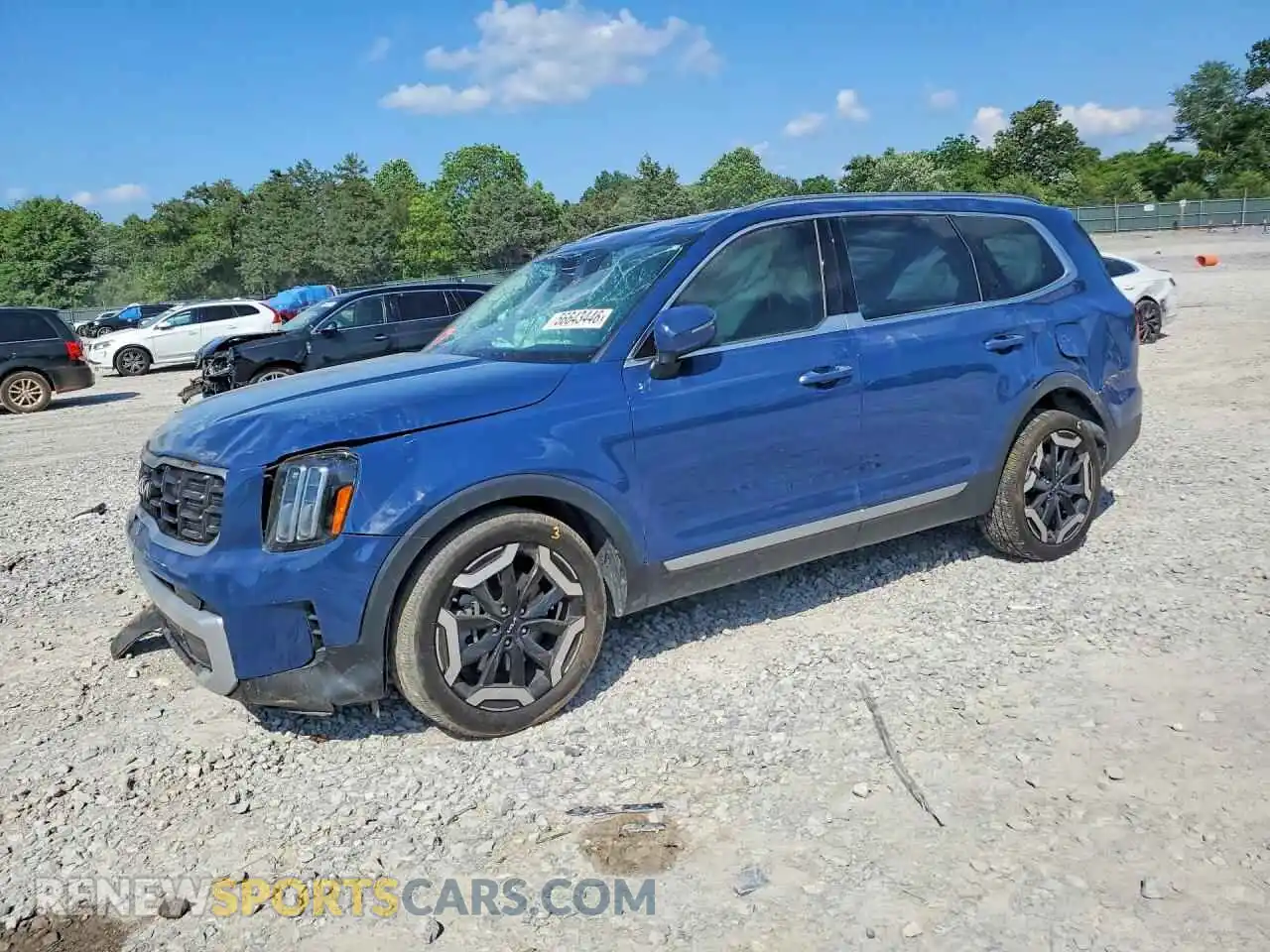 1 Photograph of a damaged car 5XYP64GC7RG561503 KIA TELLURIDE 2024