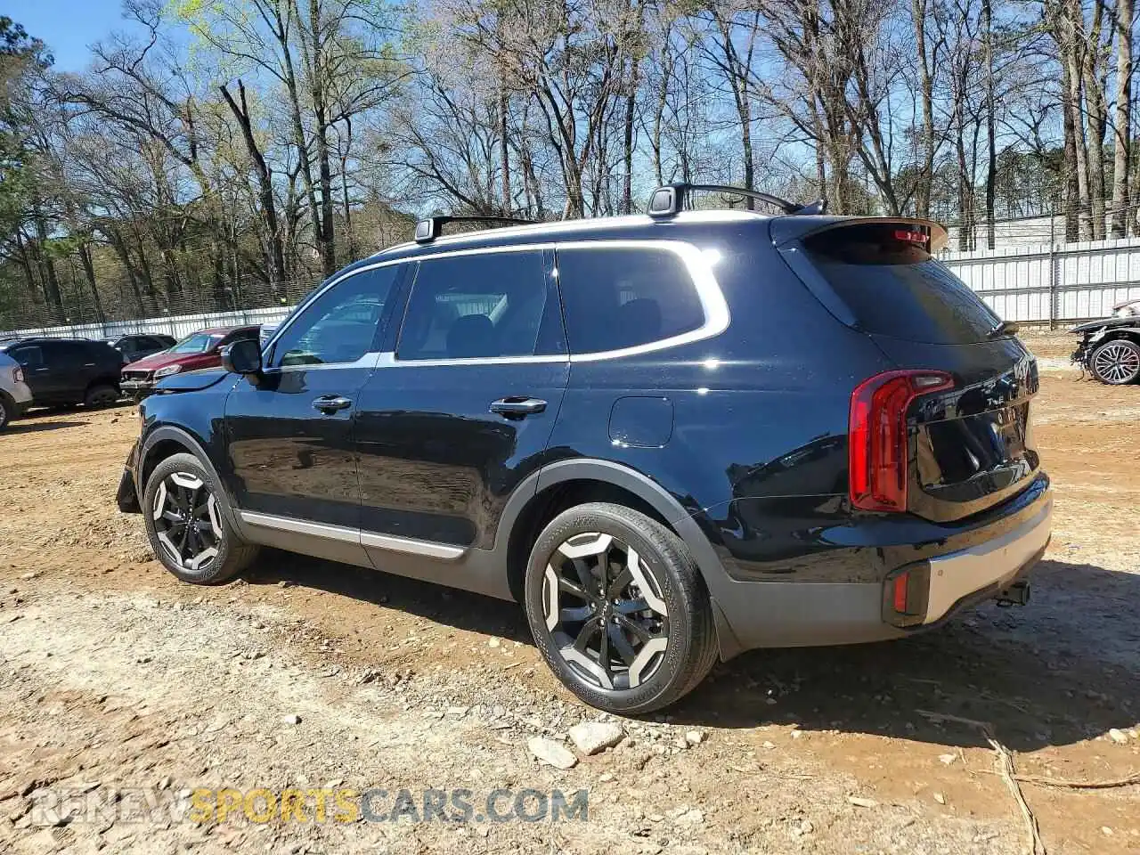 2 fotografías del automóvil dañado 5XYP64GC8RG525867 KIA TELLURIDE 2024