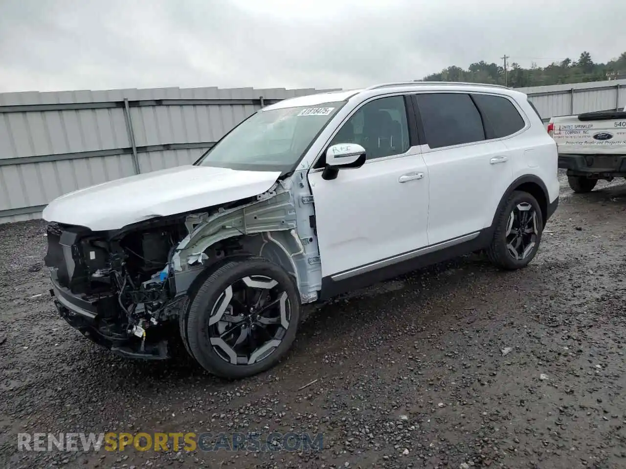 1 Photograph of a damaged car 5XYP6DGC0RG517469 KIA TELLURIDE 2024