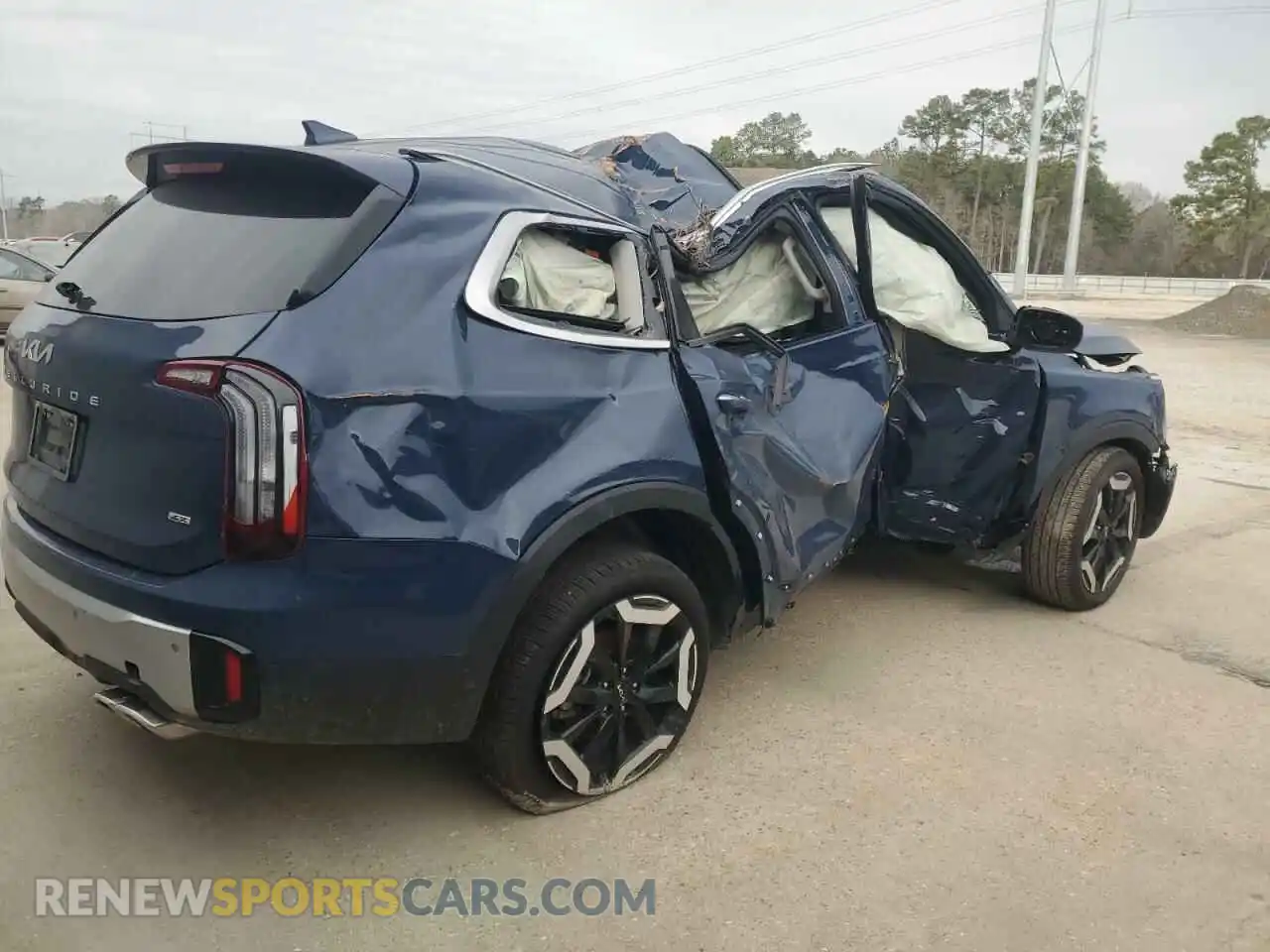 3 Photograph of a damaged car 5XYP6DGC2RG465875 KIA TELLURIDE 2024