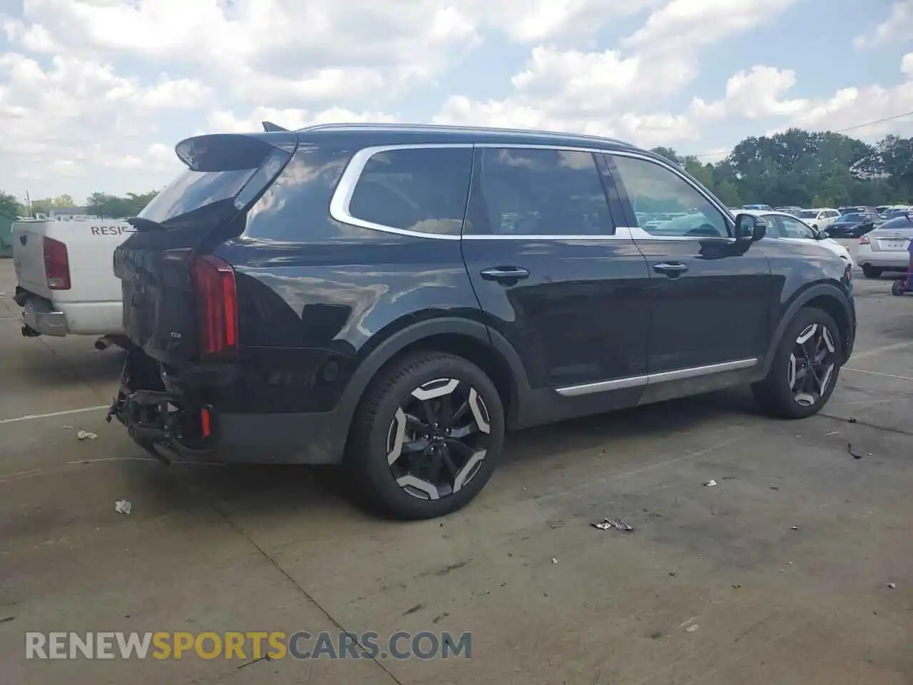 3 Photograph of a damaged car 5XYP6DGC3RG516672 KIA TELLURIDE 2024
