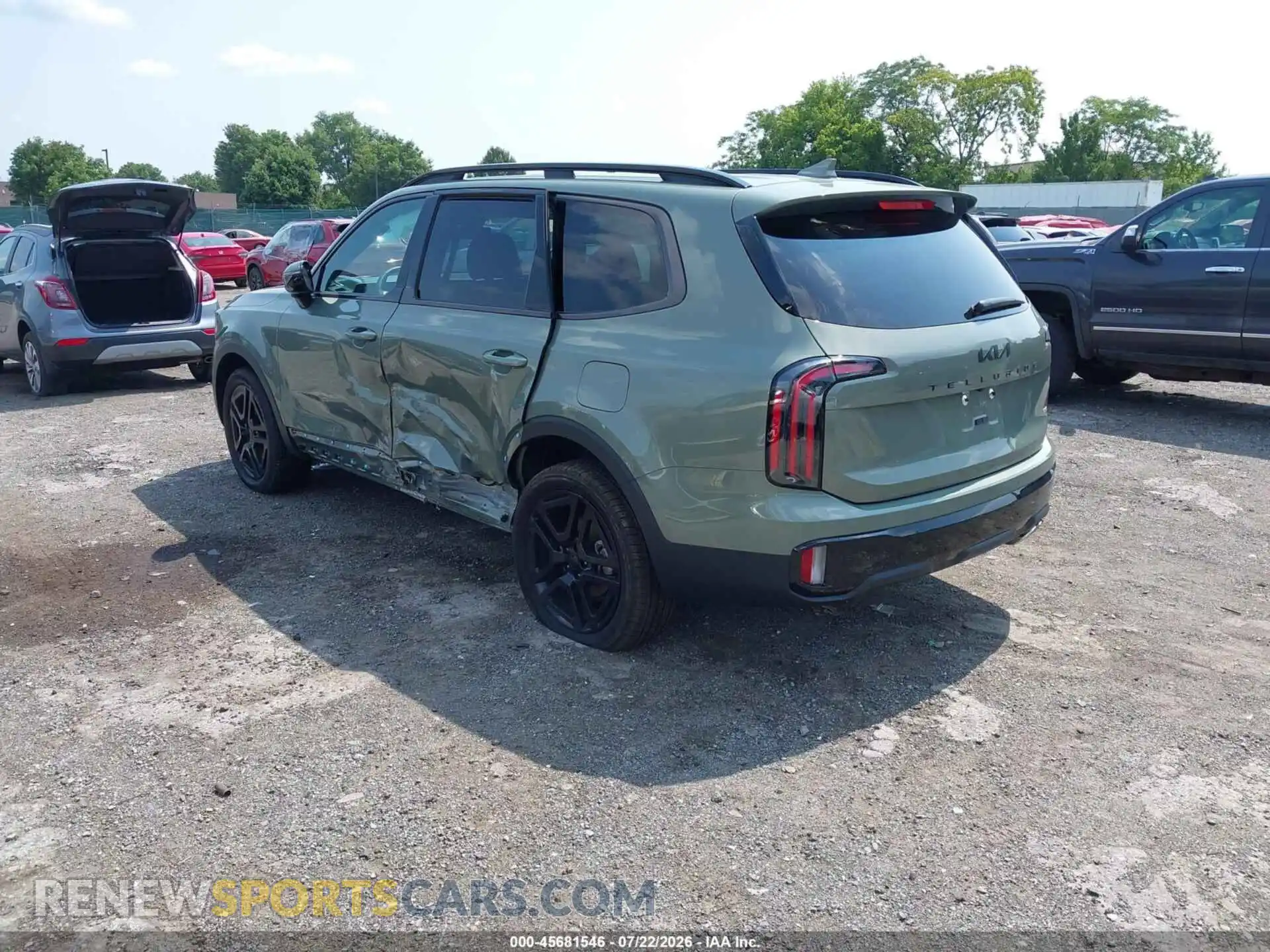 3 fotografías del automóvil dañado 5XYP5DGC6SG640704 KIA TELLURIDE 2025