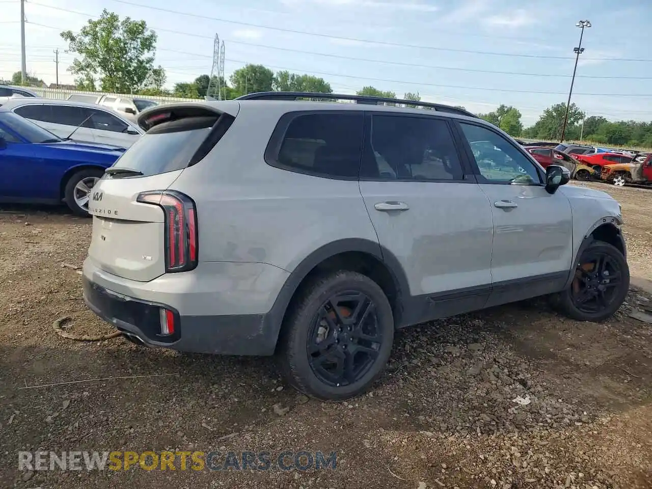 3 fotografías del automóvil dañado 5XYP5DGC6SG721055 KIA TELLURIDE 2025