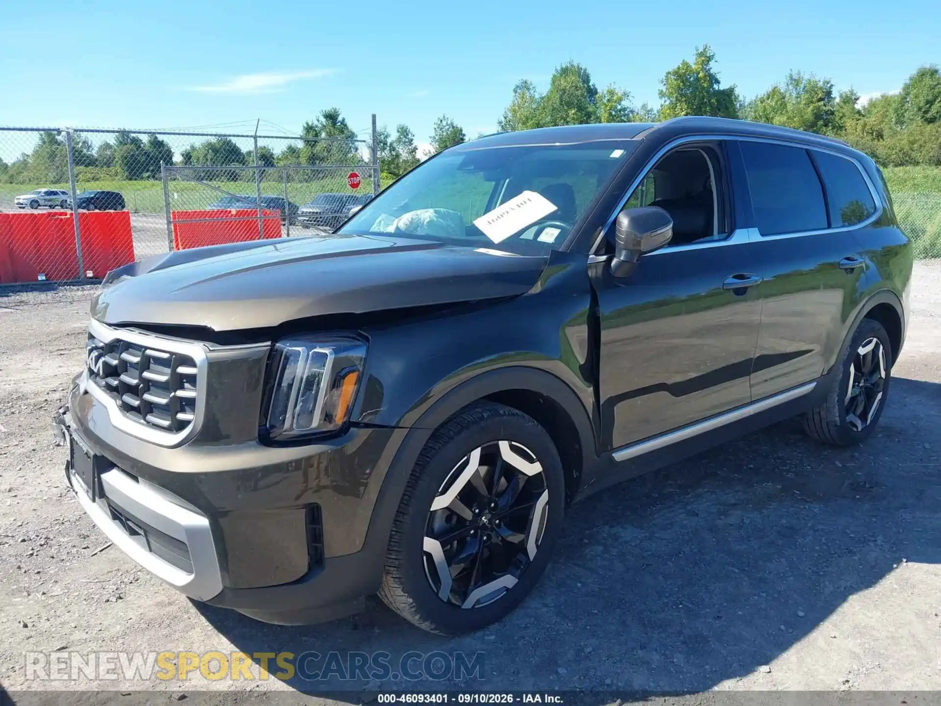 2 fotografías del automóvil dañado 5XYP6DGC2SG613402 KIA TELLURIDE 2025
