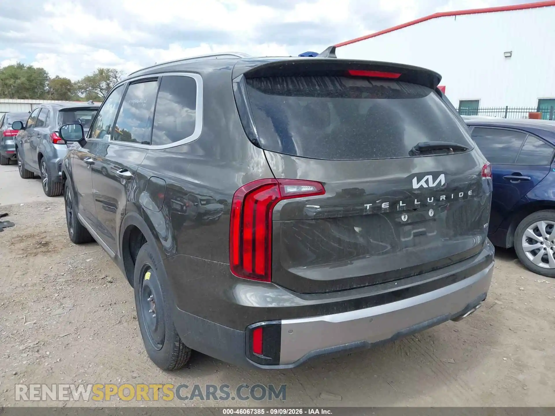 3 fotografías del automóvil dañado 5XYP6DGC8SG602730 KIA TELLURIDE 2025
