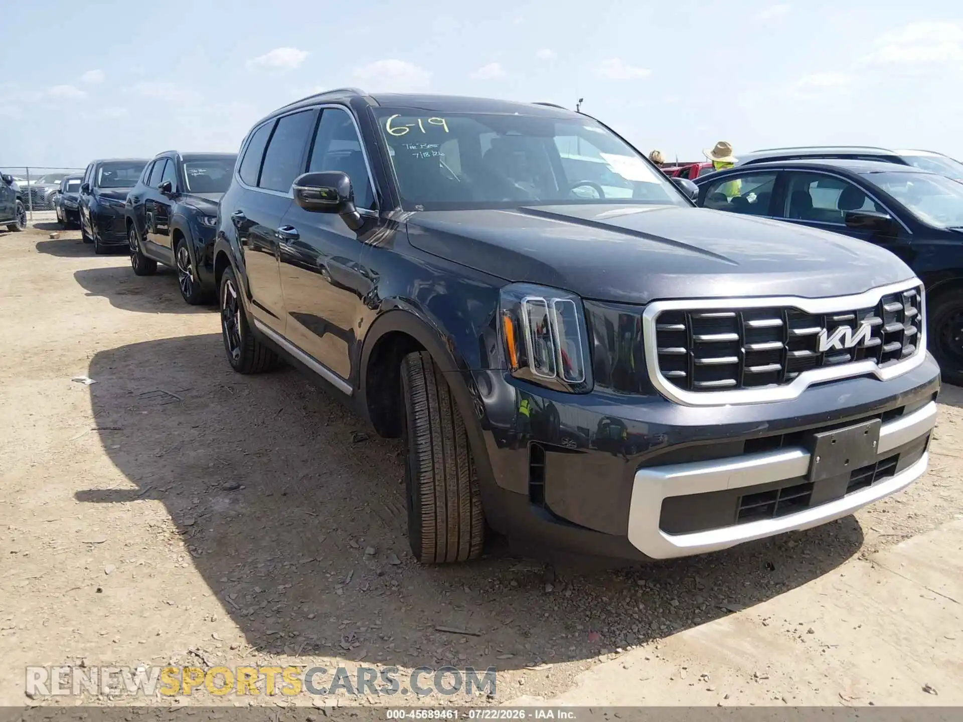 1 Photograph of a damaged car 5XYP6DGCXSG683097 KIA TELLURIDE 2025