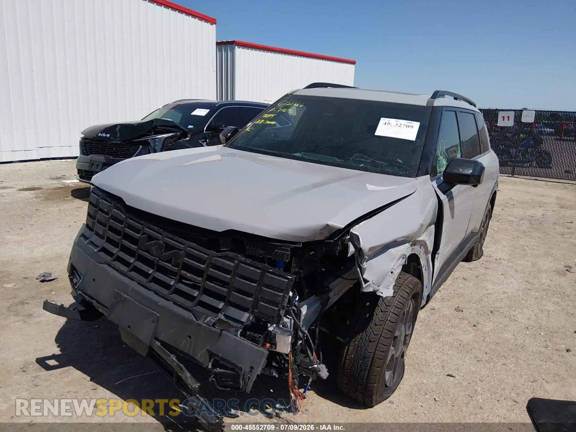 2 fotografías del automóvil dañado 5XYPLES16VG033661 KIA TELLURIDE 2027