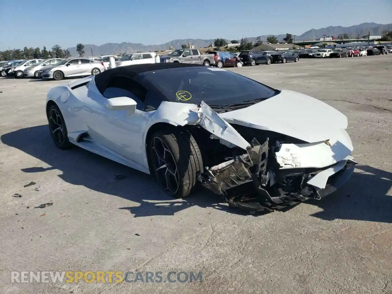 1 Photograph of a damaged car ZHWUT4ZF2LLA14308 LAMBORGHINI ALL MODELS 2020