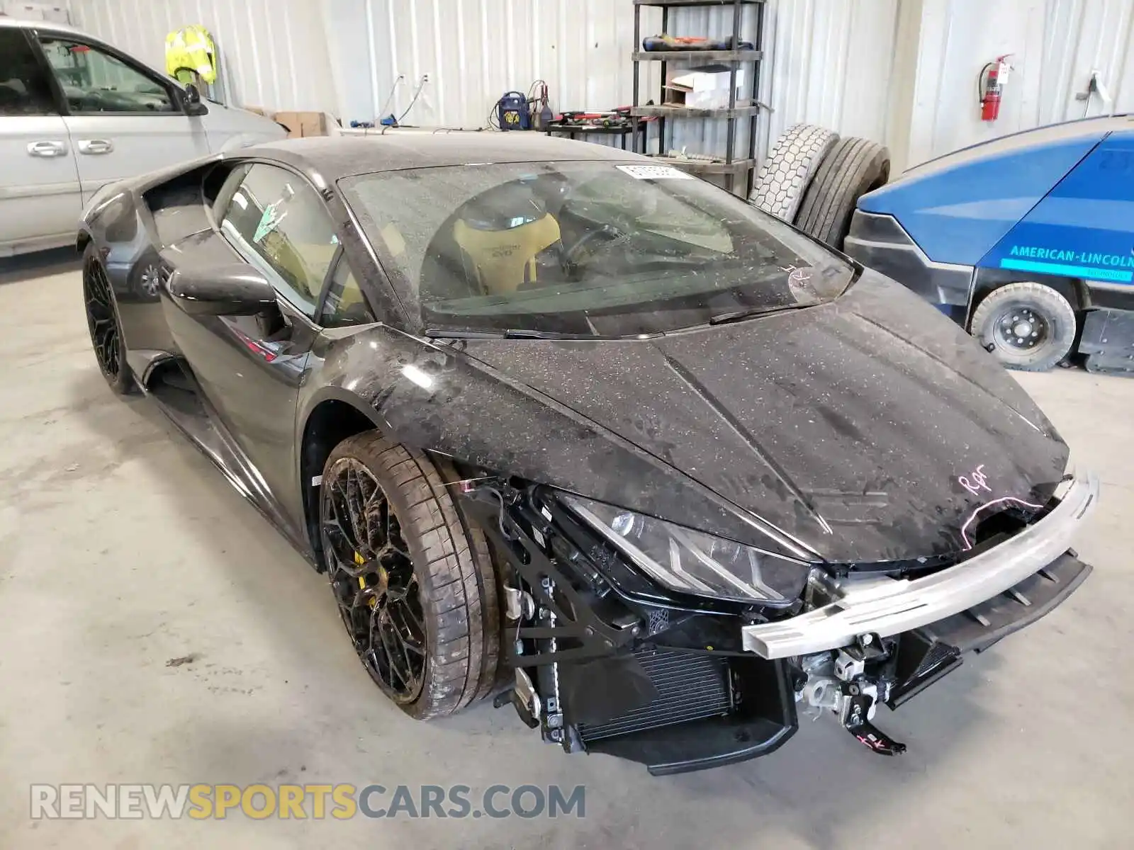 1 Photograph of a damaged car ZHWUF5ZF2MLA16431 LAMBORGHINI ALL MODELS 2021