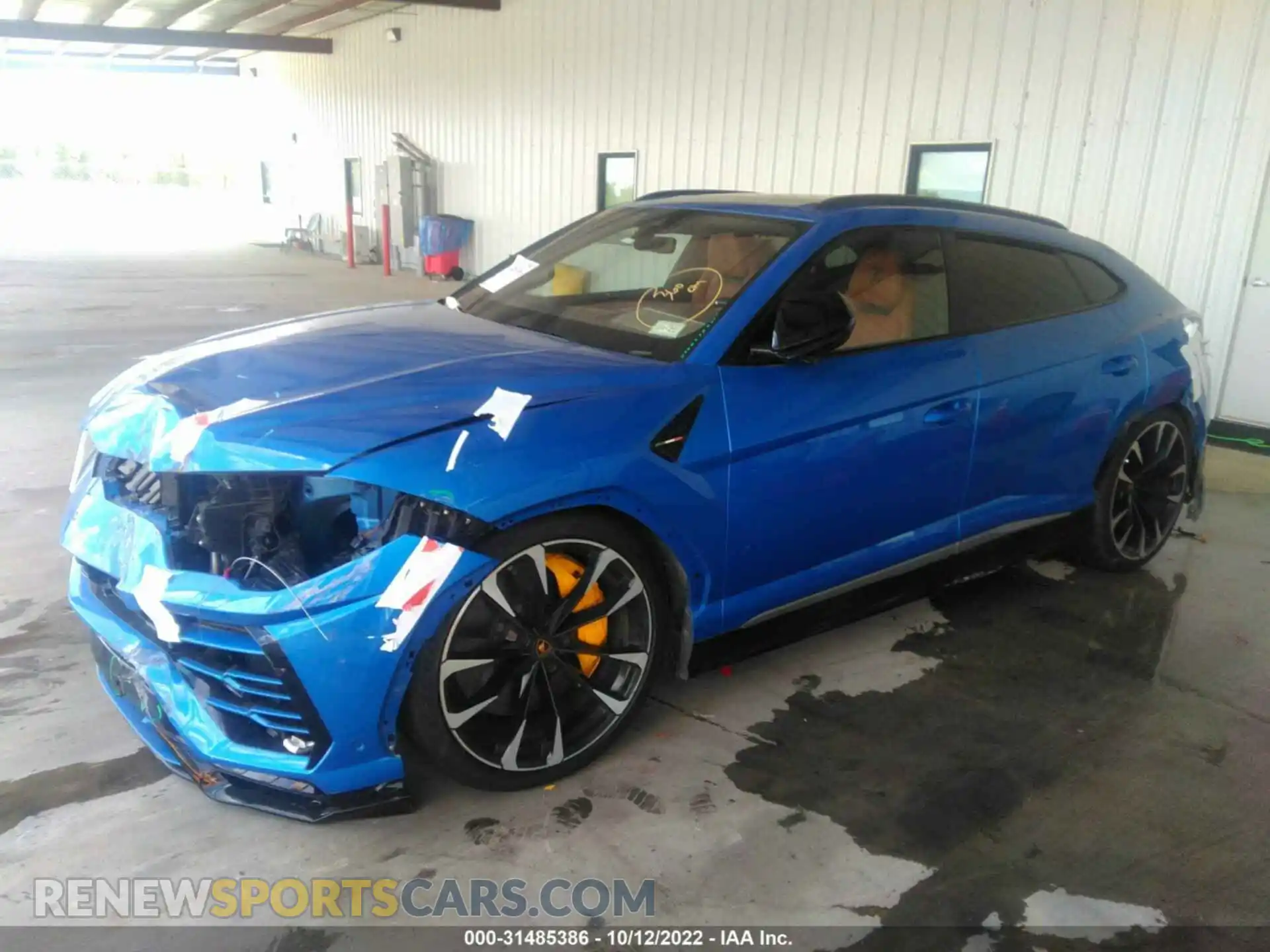 2 Photograph of a damaged car ZPBUA1ZL7KLA02386 LAMBORGHINI URUS 2019